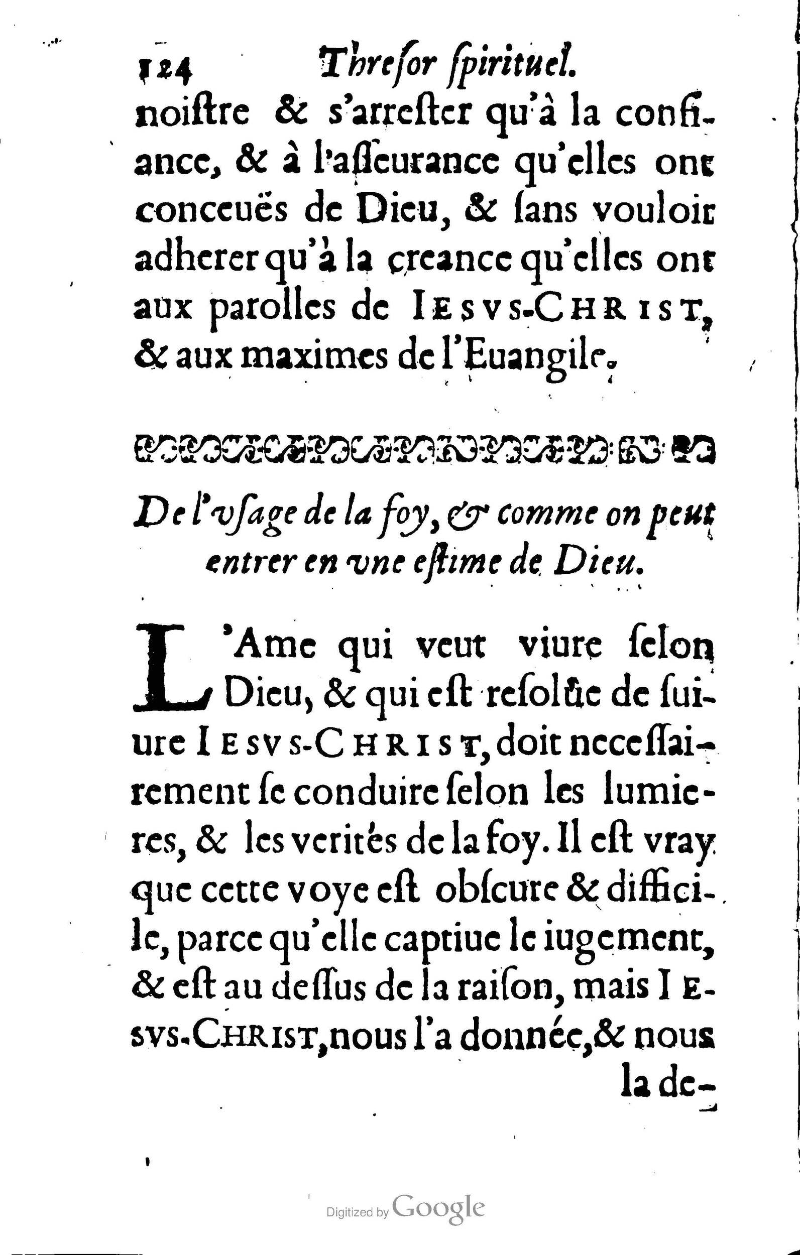 1633 - François Waudré - Trésor spirituel contenant les excellences du christianisme - BM Lyon