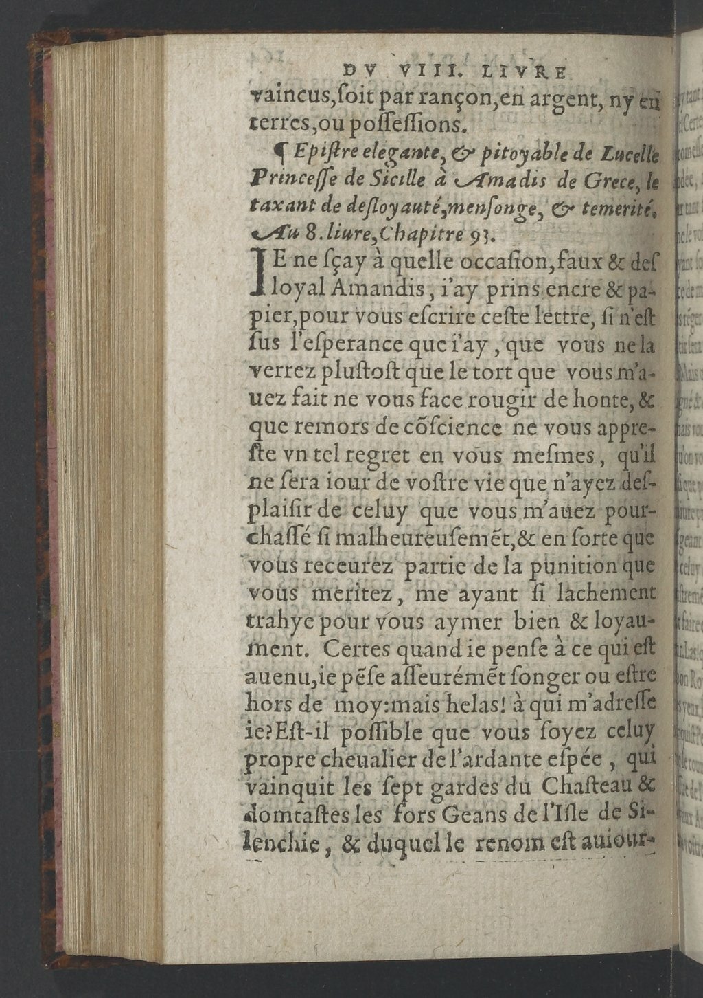 1564 - Vincent Norment et Jeanne Bruneau - Trésor des Amadis - BnF