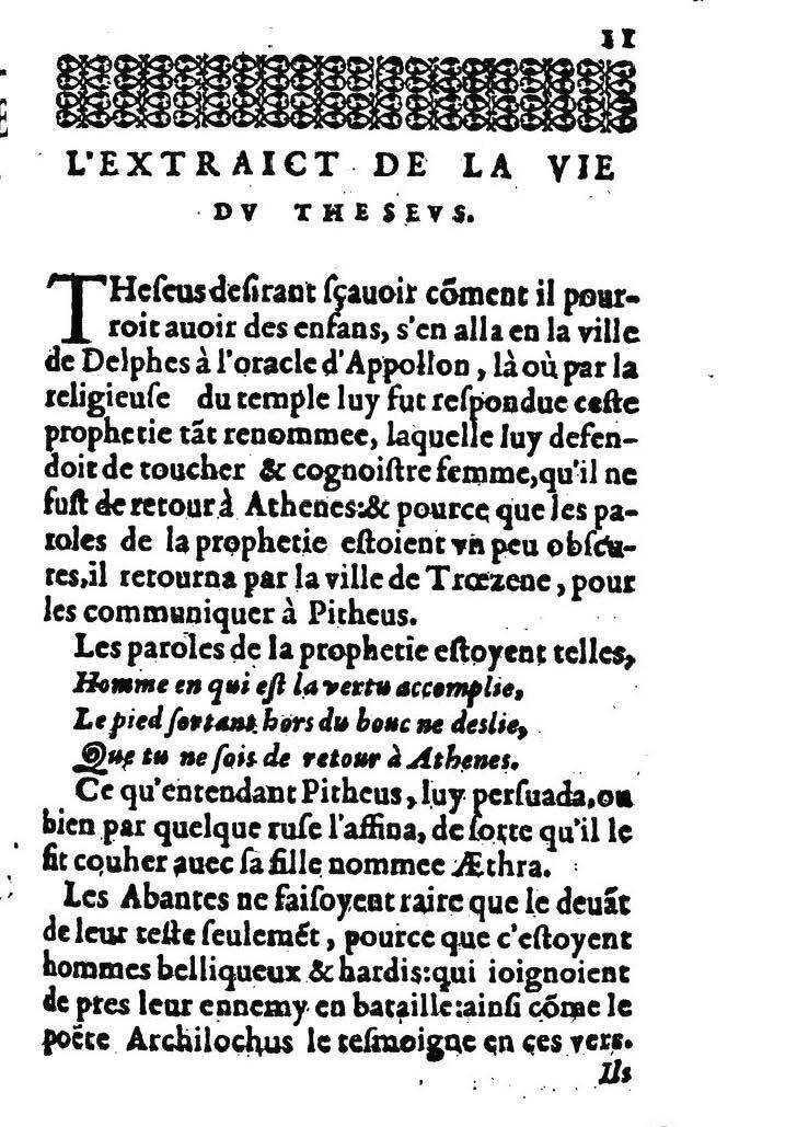 1611 - Pierre Rigaud - Trésor des vies de Plutarque - BM Lyon