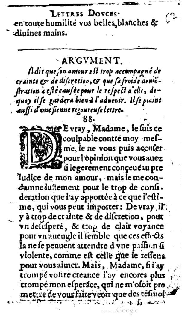 1624 - Nicolas Oudot - Trésor des lettres douces et amoureuses - BNC Florence