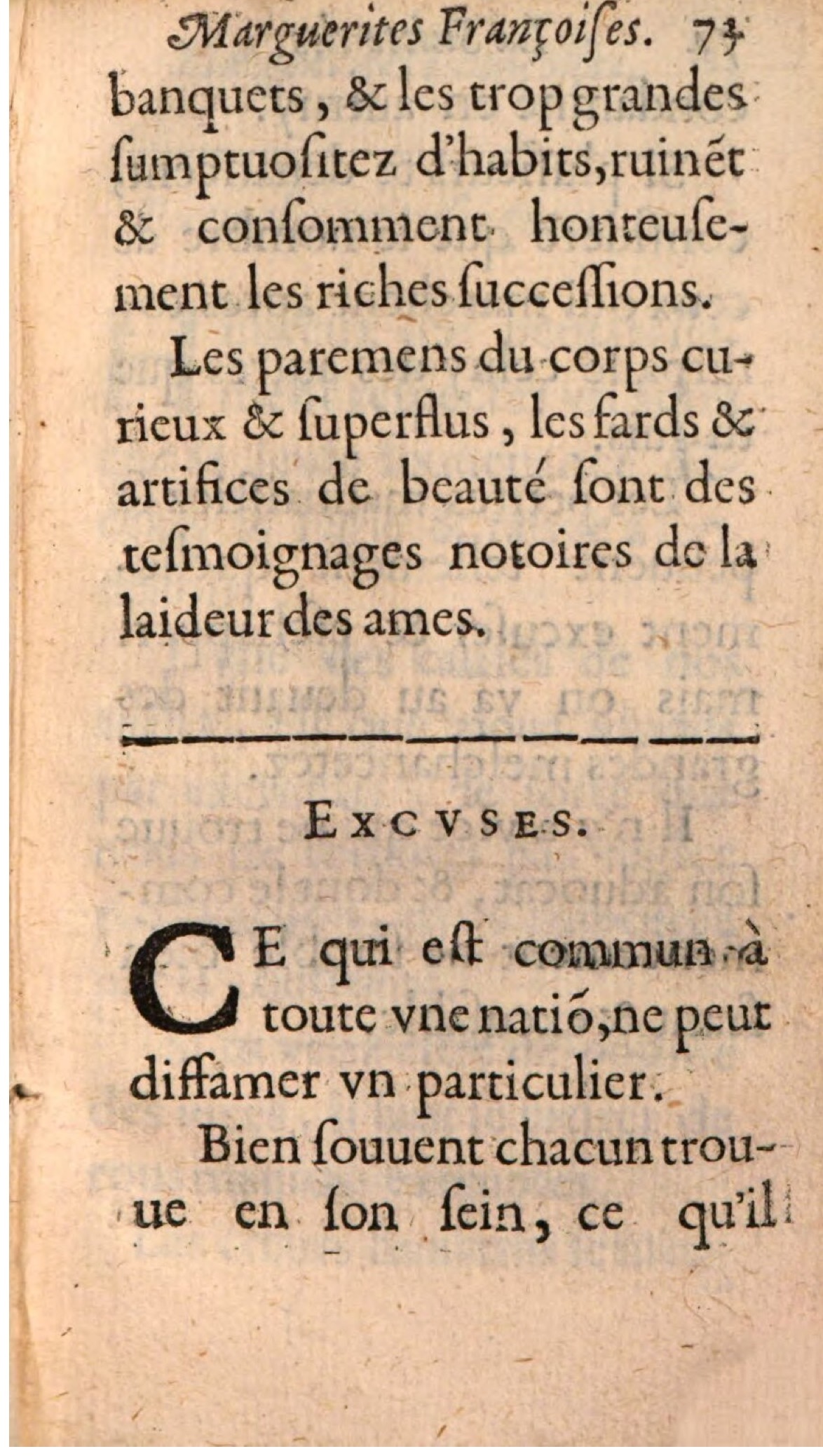 1611 - Théodore Reinsart - La Suitte des marguerites françoises, ou second thresor du bien dire - BSB Munich