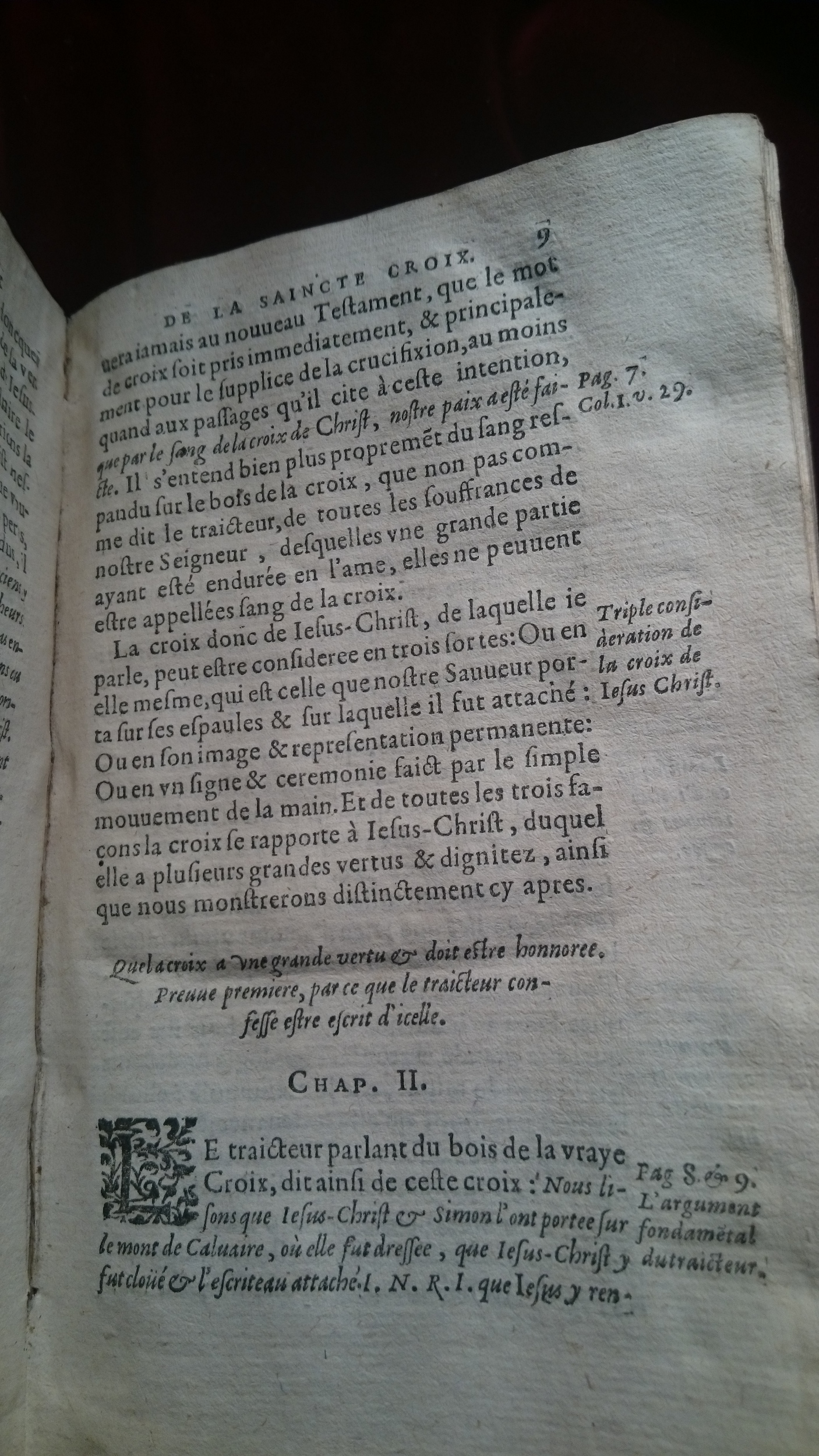 1613 - Claude Rigaud - Panthologie ou Trésor précieux de la sainte croix - BM Amiens