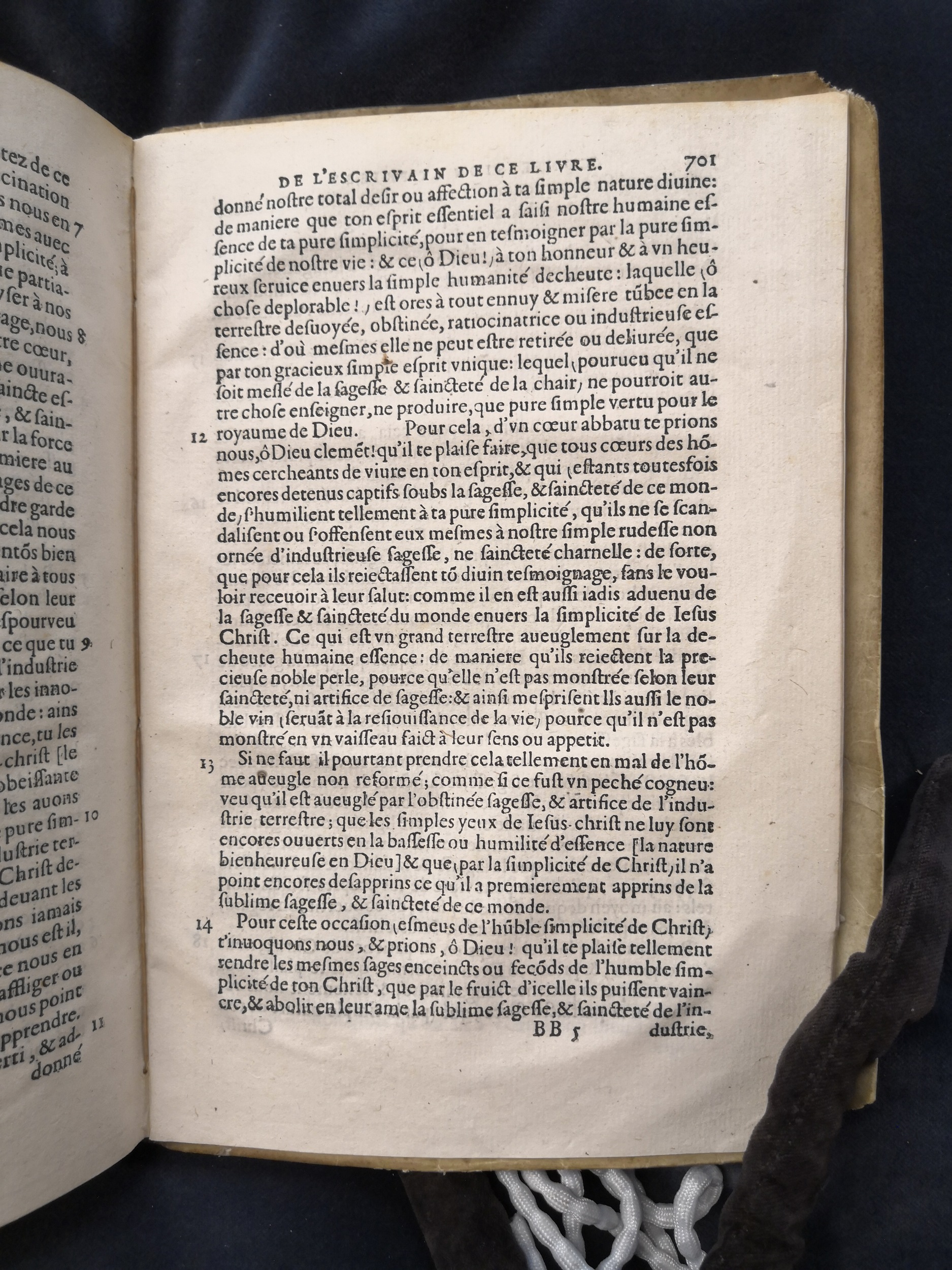 1581c. - Christophe Plantin - Le Livre des témoignages du Trésor caché au champ - Anvers Musée Plantin-Moretus