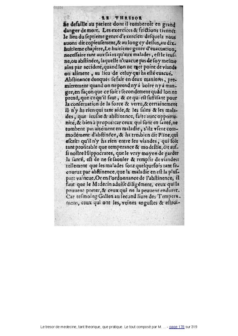 1560 - Pierre et Jan Moine - Trésor de médecine - Université Paris Cité