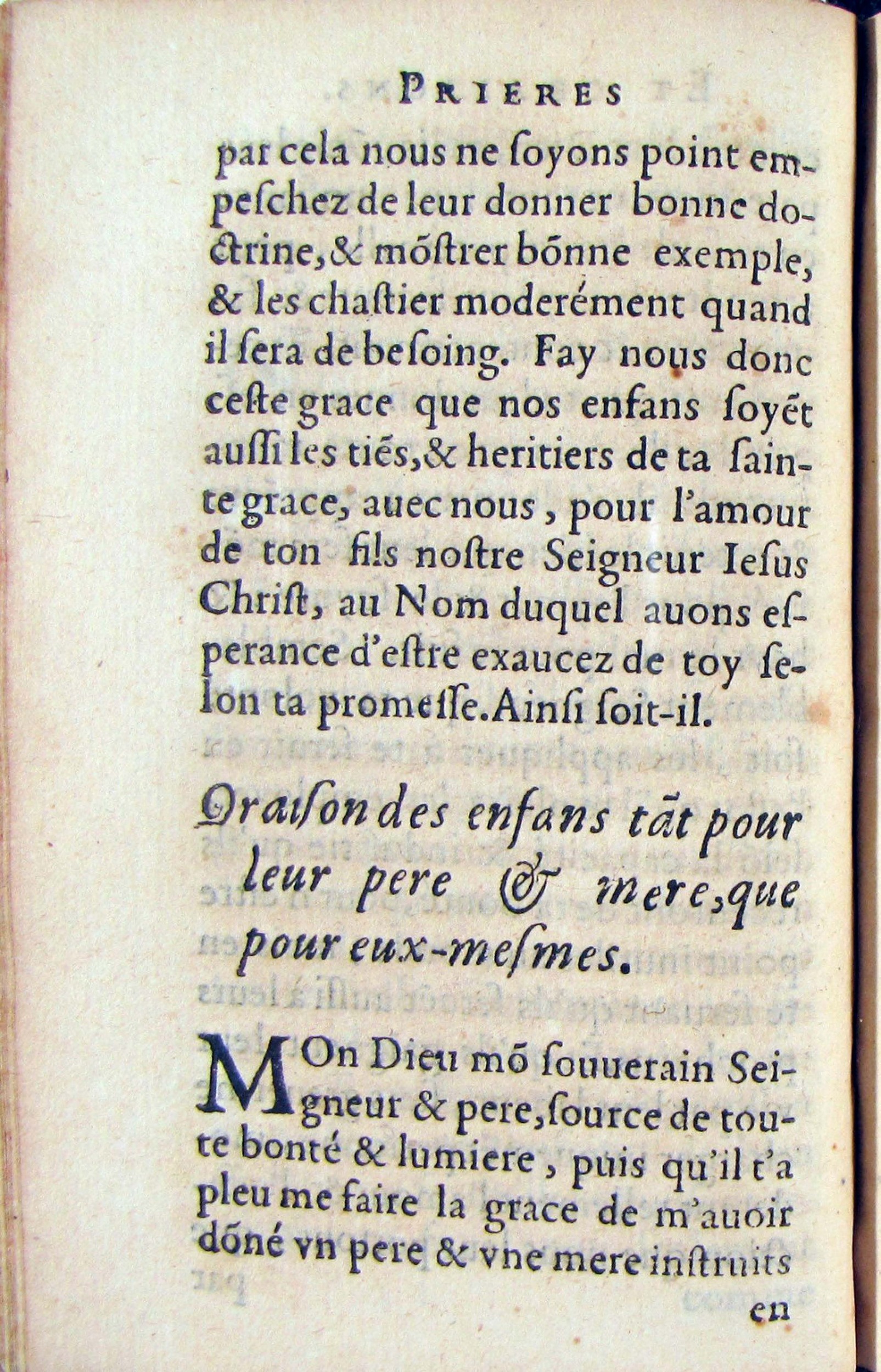 1572 - Antoine Certia - Trésor des prières, oraisons et instructions chrétiennes - Nîmes 1572 - Antoine Certia - Trésor des prières, oraisons et instructions chrétiennes - Nîmes