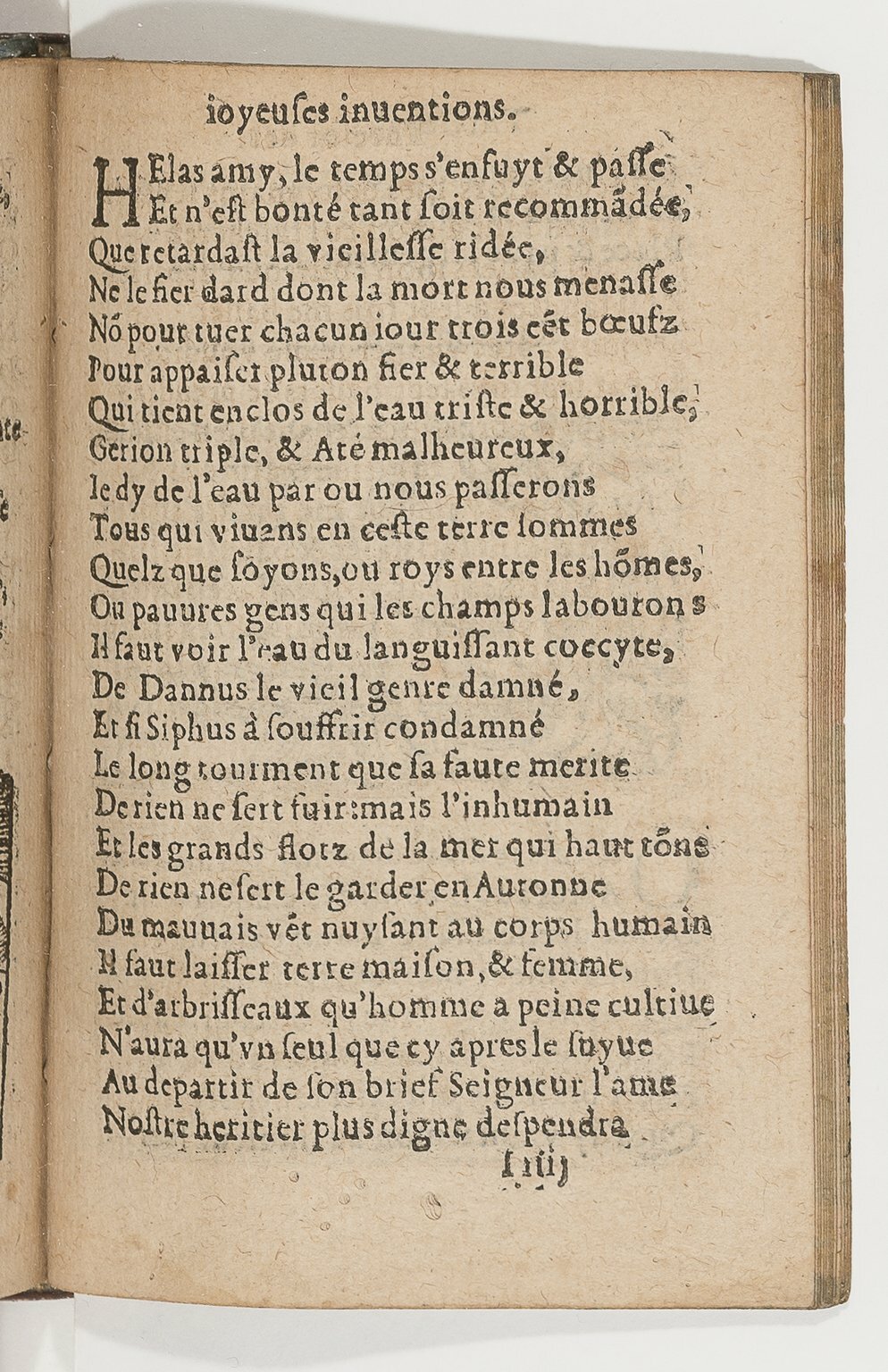 1568c. - Veuve Jean Bonfons - Trésor des joyeuses inventions du parangon de poésies - BnF Arsenal