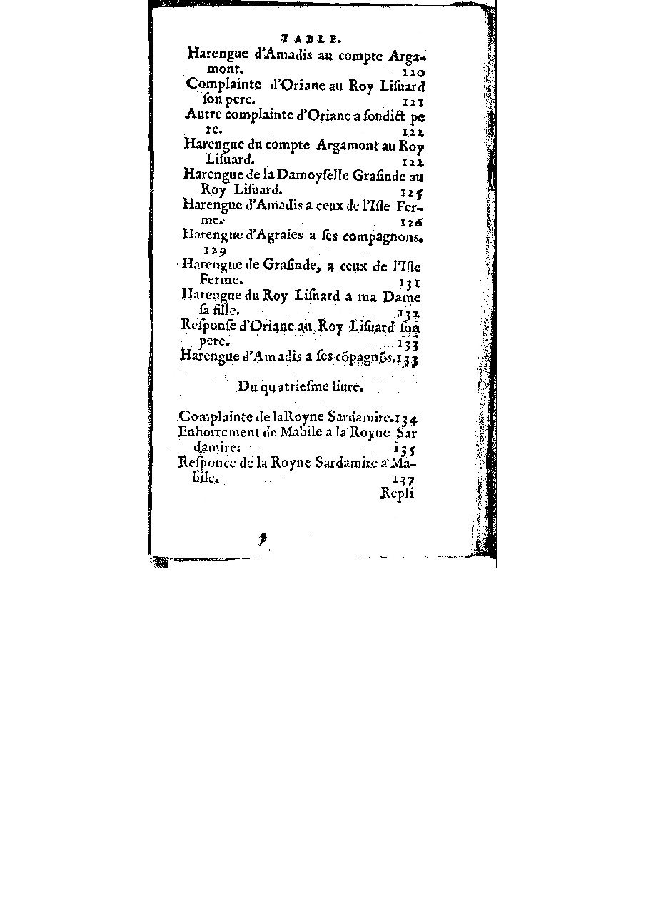 1572 - Veuve Gabriel Cotier - Trésor des Amadis - BM Lyon