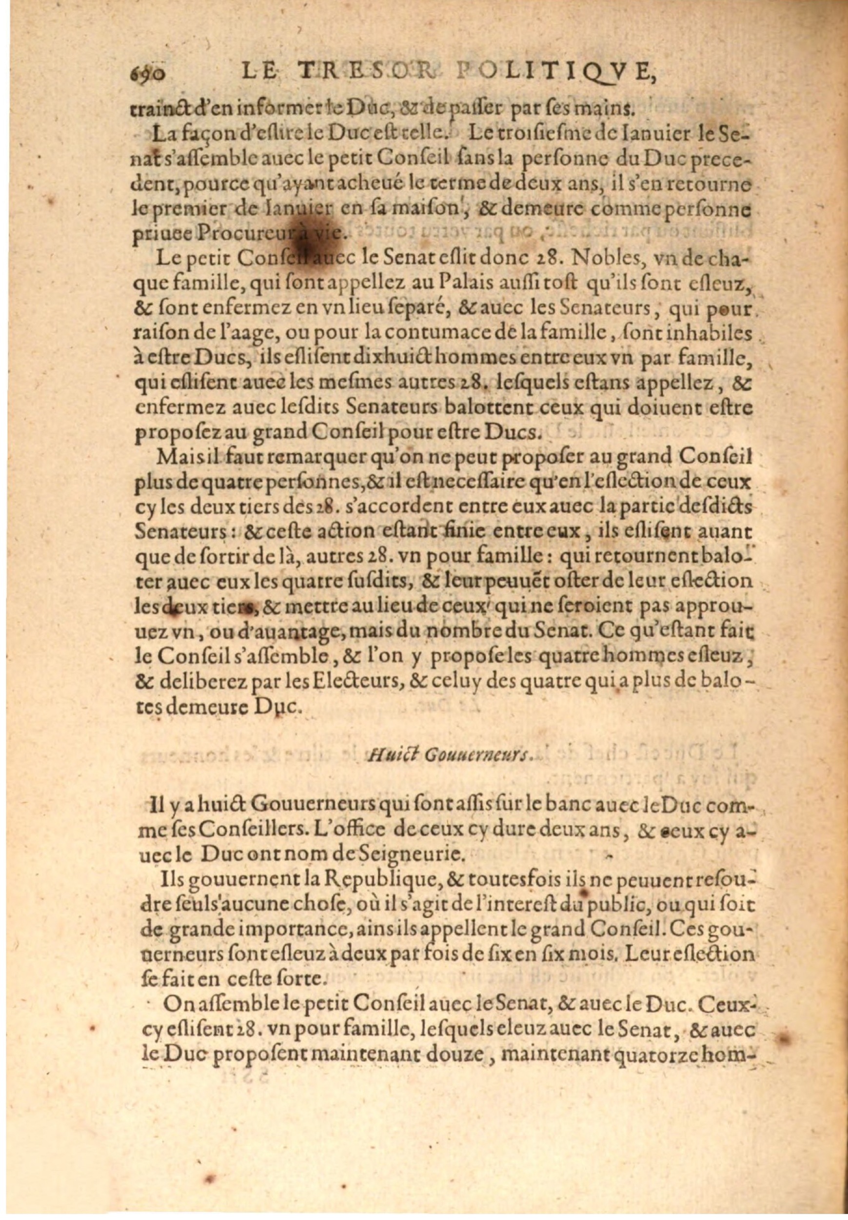 1608 - Nicolas Du Fossé - Trésor politique - BSB Munich