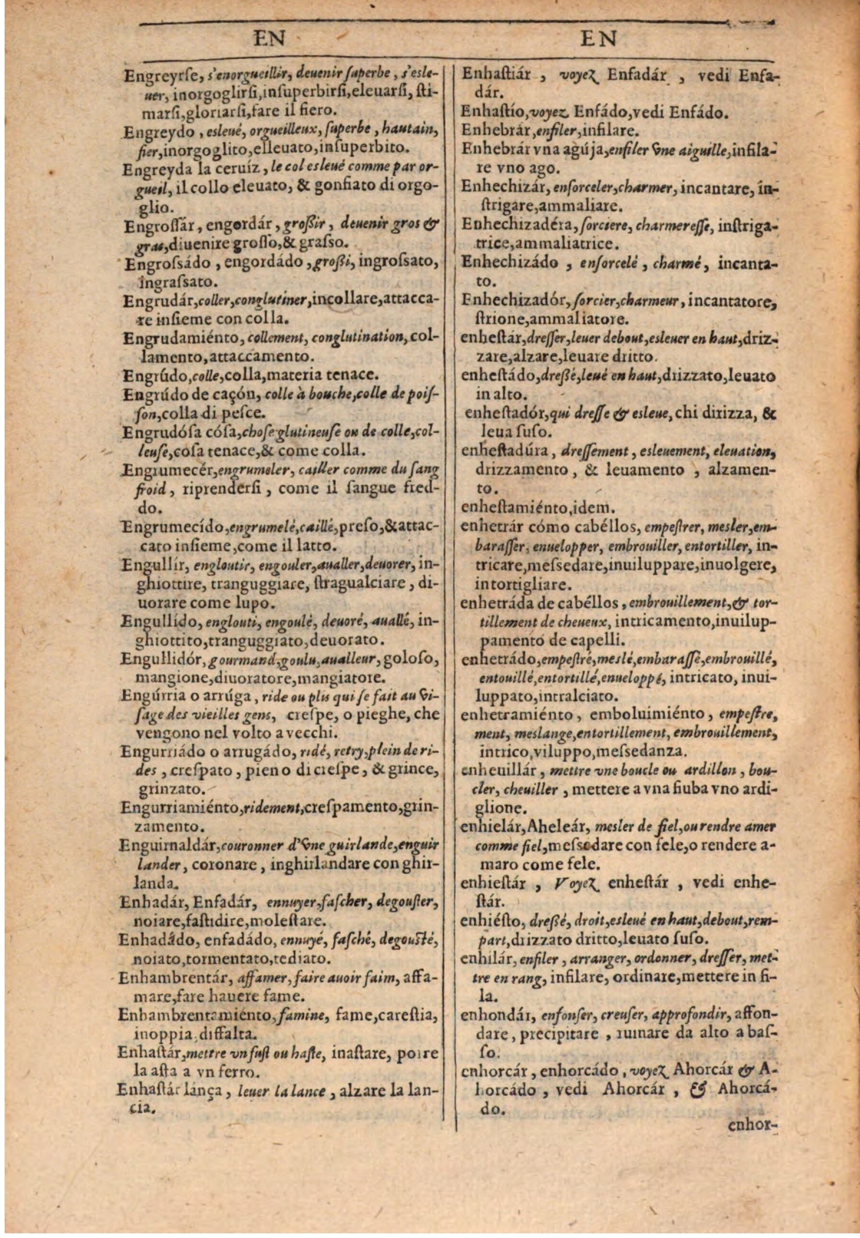 1609 - Philippe Albert et Alexandre Pernet - Trésor des trois langues française, italienne et espagnole (Première partie) - BSB Munich 1609 - Philippe Albert et Alexandre Pernet - Trésor des trois langues française, italienne et espagnole (Première partie) - BSB Munich