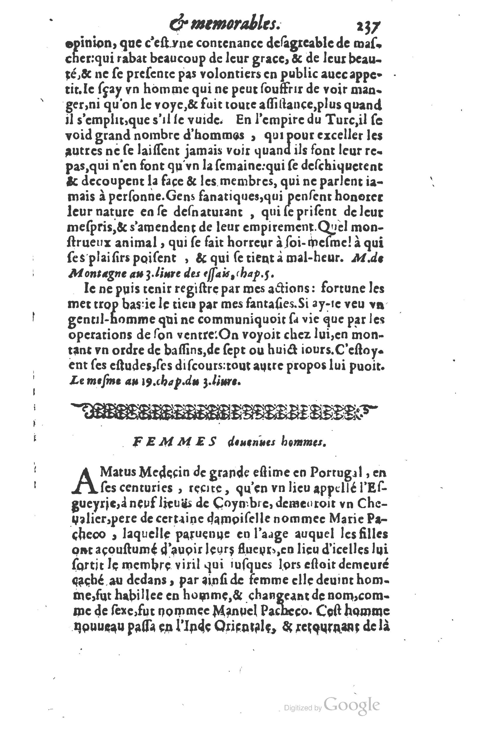 1610 - Paul Marceau - Trésor d’histoires admirables et mémorables - Princeton