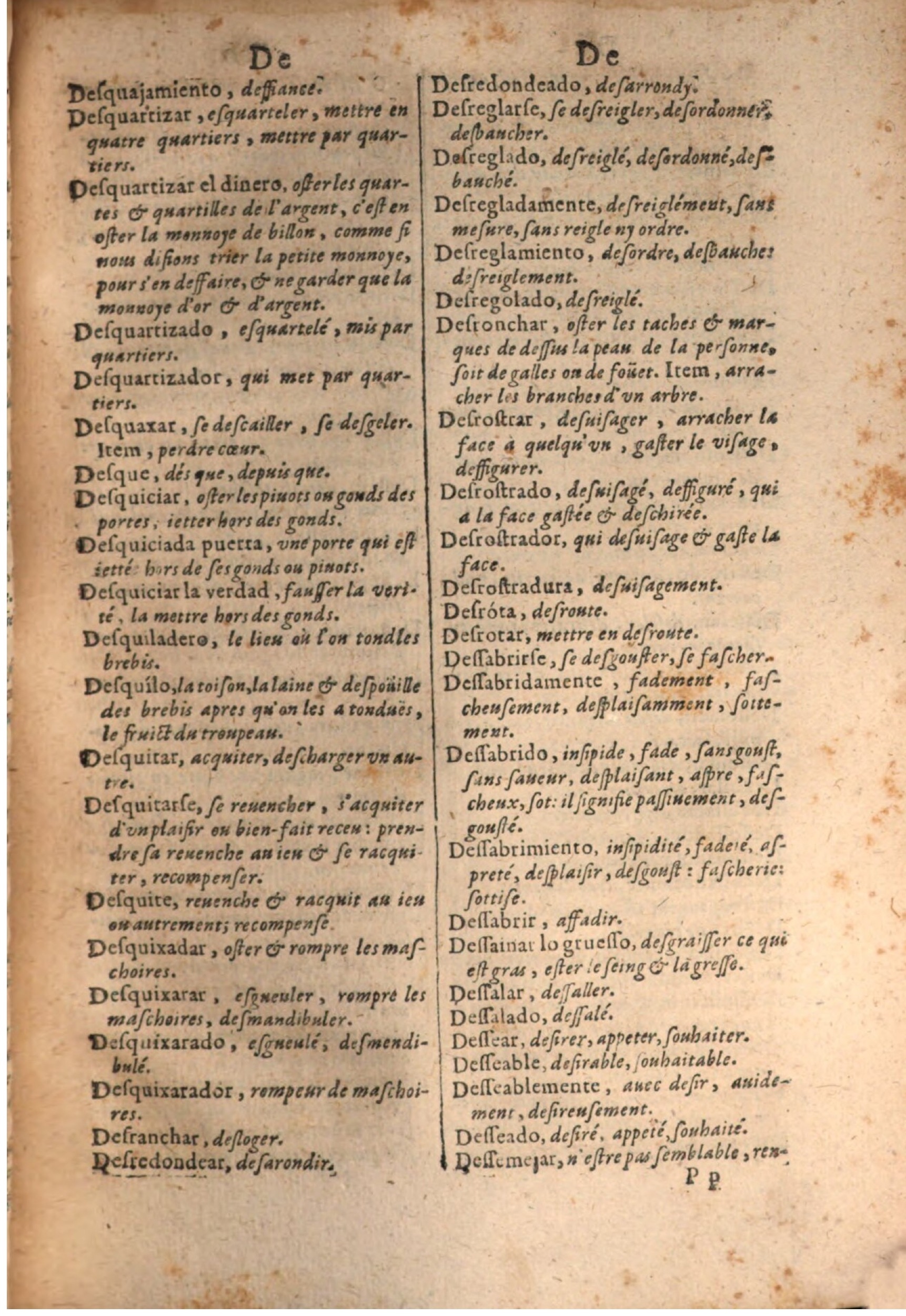 1645 - A. de Sommaville et A. Courbé - Trésor des deux langues espagnole et française - BSB Munich