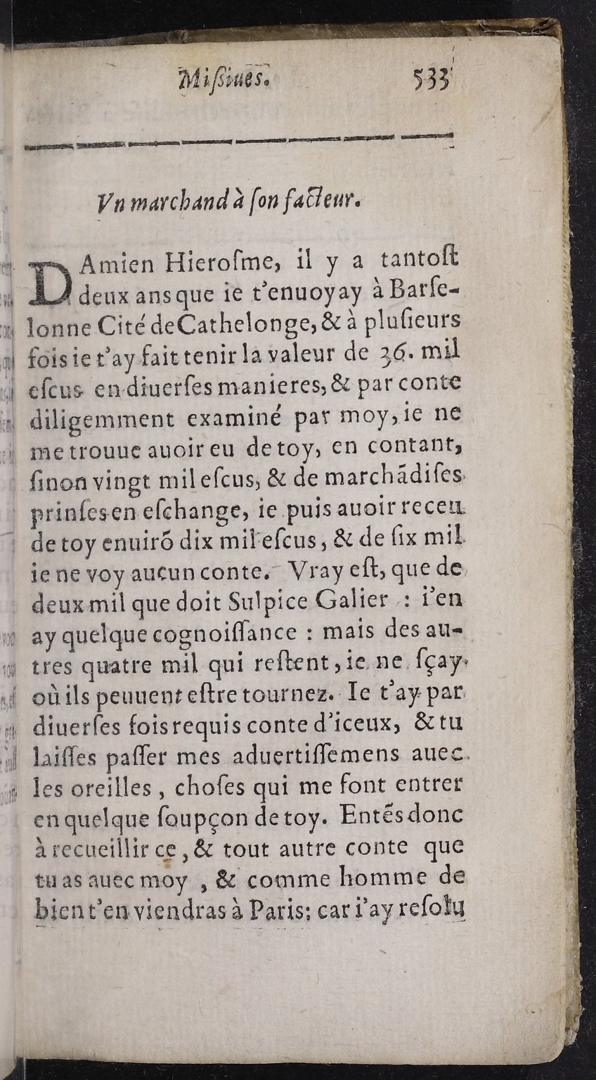 1624 - Jacques Cailloué - Secrétaire des secrétaires ou le Trésor de la plume française - BnF