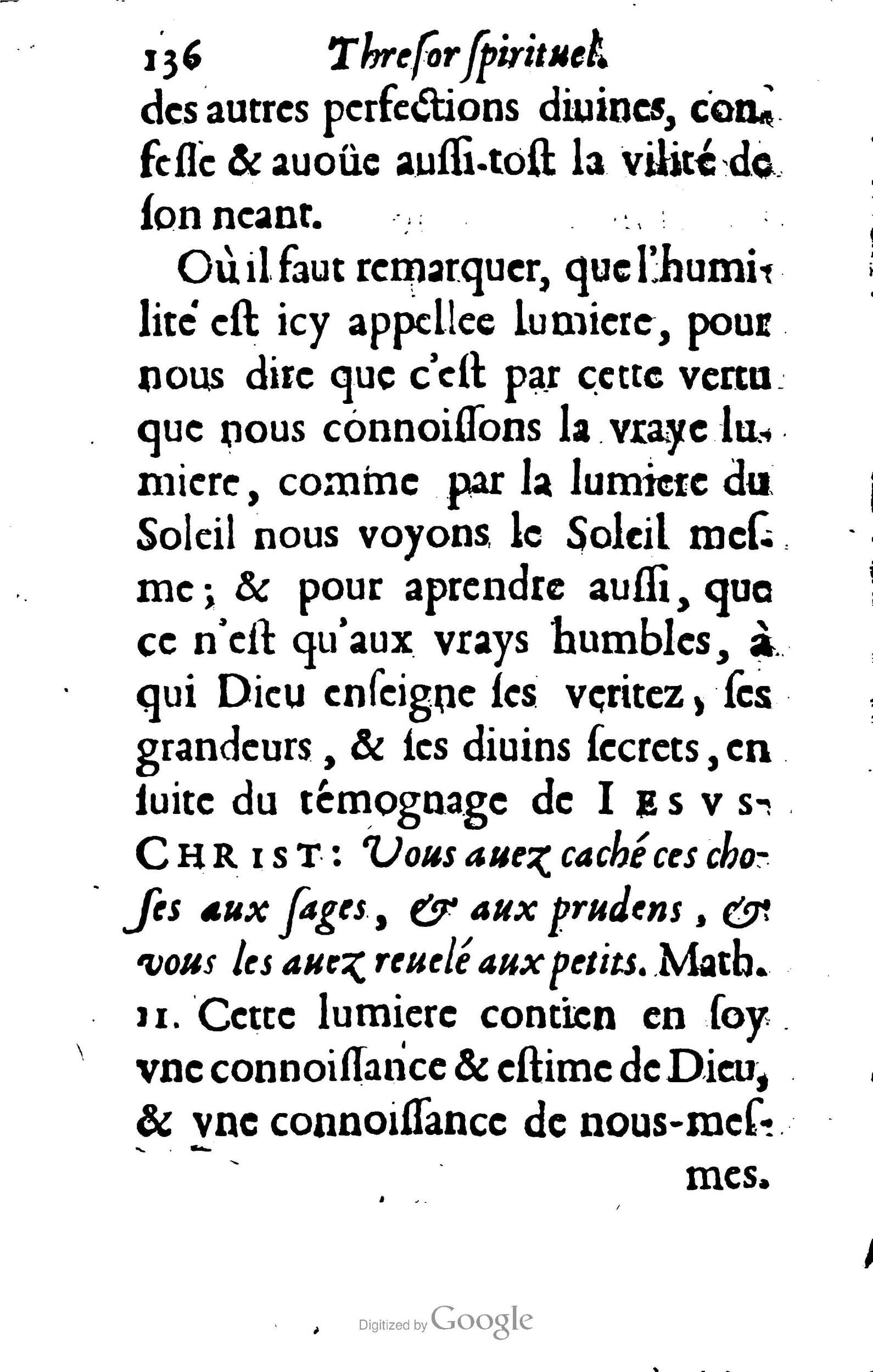 1633 - François Waudré - Trésor spirituel contenant les excellences du christianisme - BM Lyon
