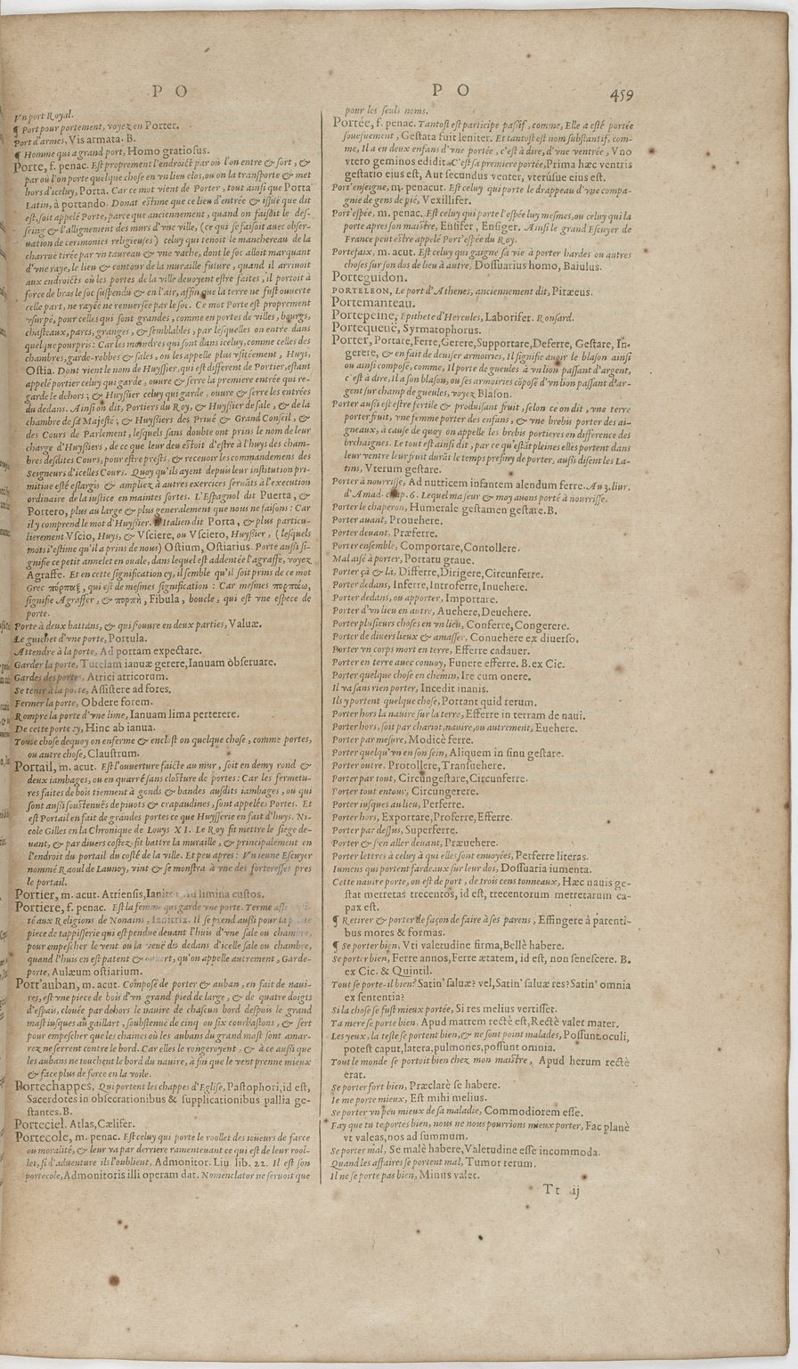 1606 - David Douceur - Trésor de la langue française - BnF