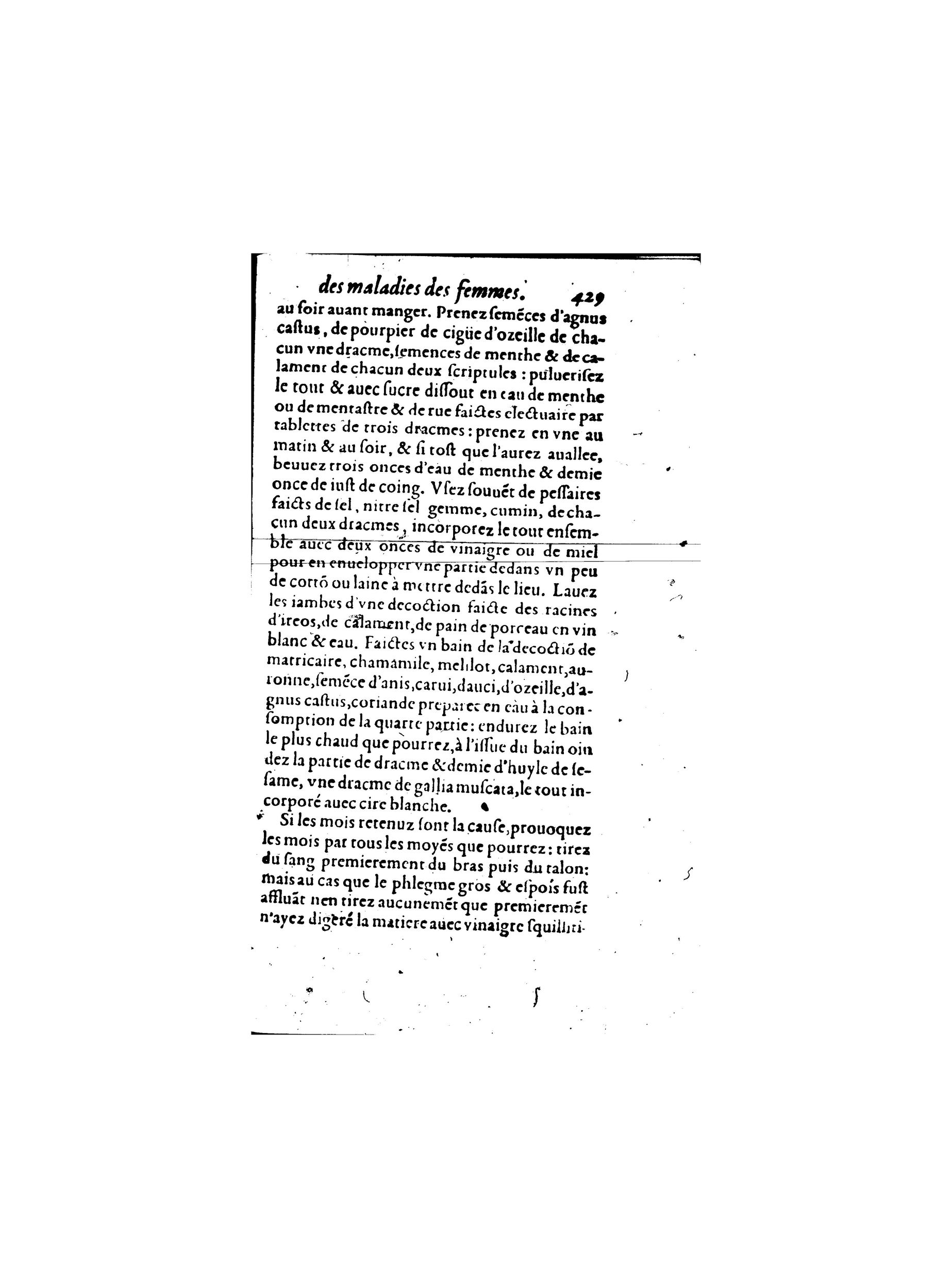 1587 - Jacques du Puis - Trésor des remèdes secrets pour les maladies des femmes - BnF 1587 - Jacques du Puis - Trésor des remèdes secrets pour les maladies des femmes - BnF