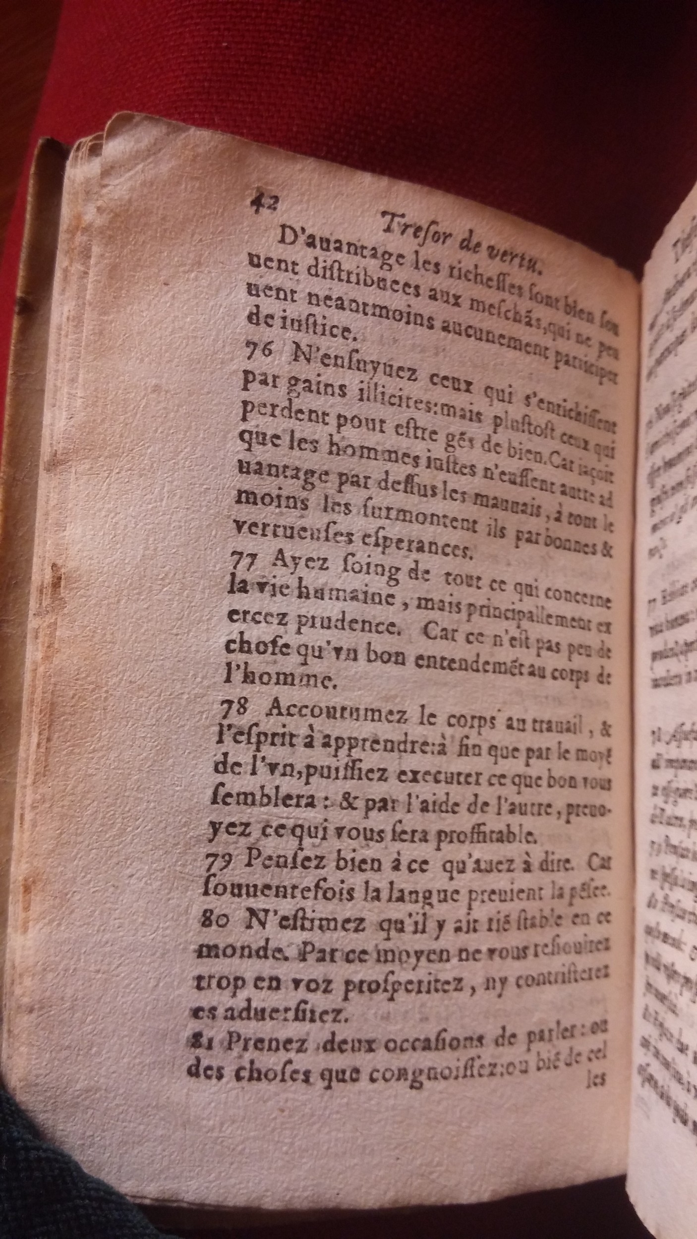 1583 - Benoît Rigaud - Trésor de vertu - BnF 1583 - Benoît Rigaud - Trésor de vertu - BnF