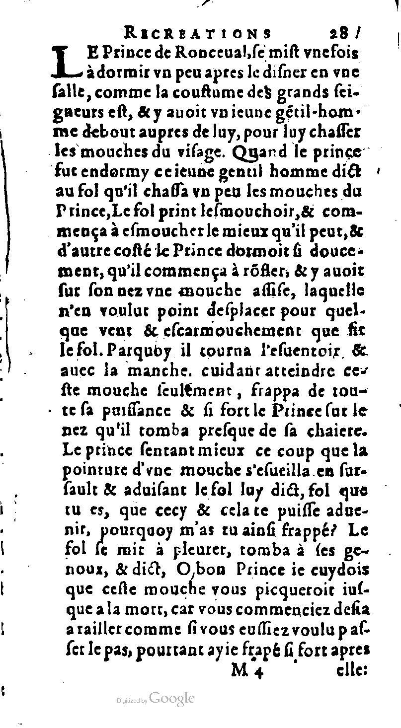 1616 - Balthazar Bellère - Trésor des récréations - NK ČR Prague