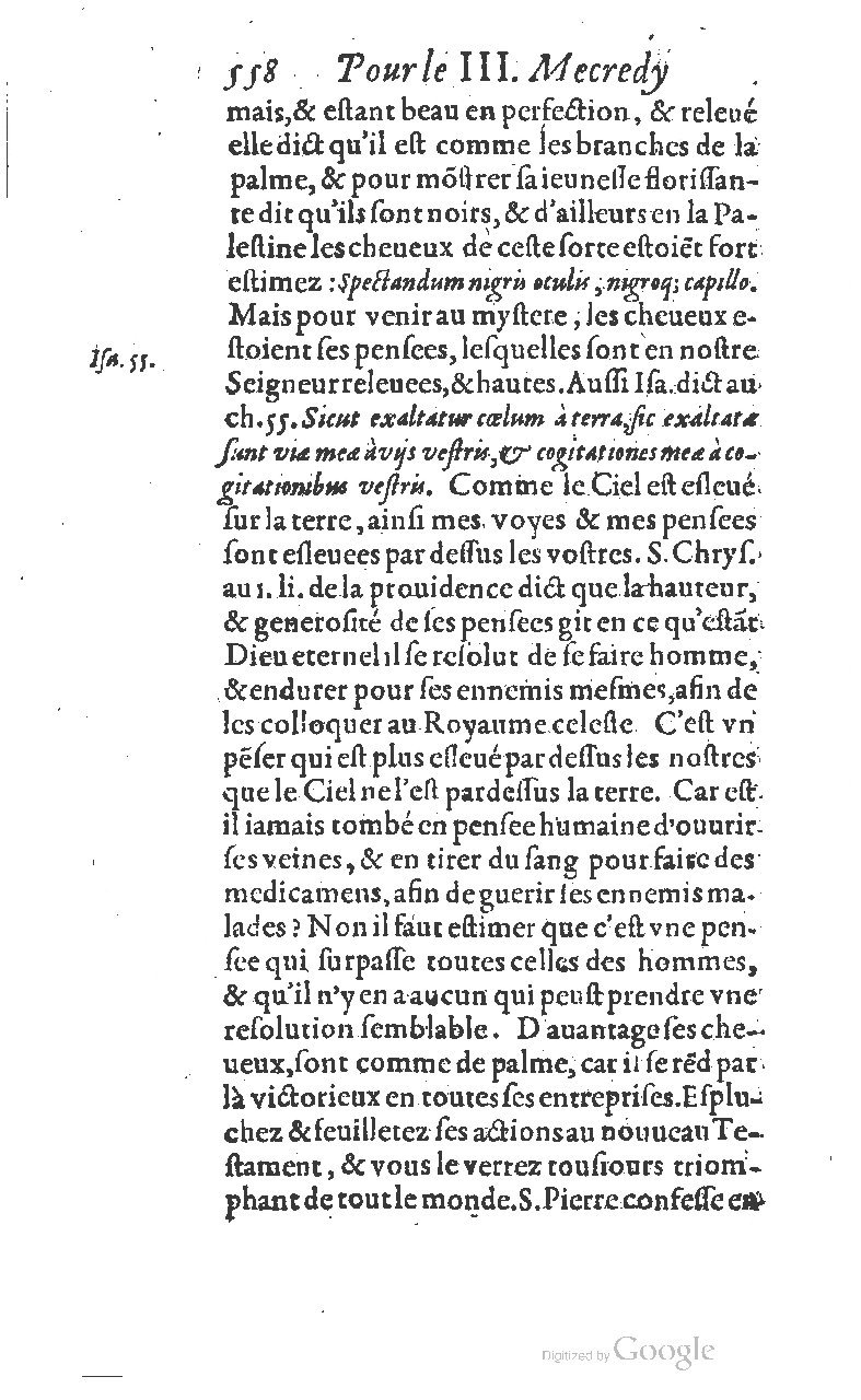1607 - Nicolas Du Fossé - Trésor quadragésimal - T 01 - BM Lyon