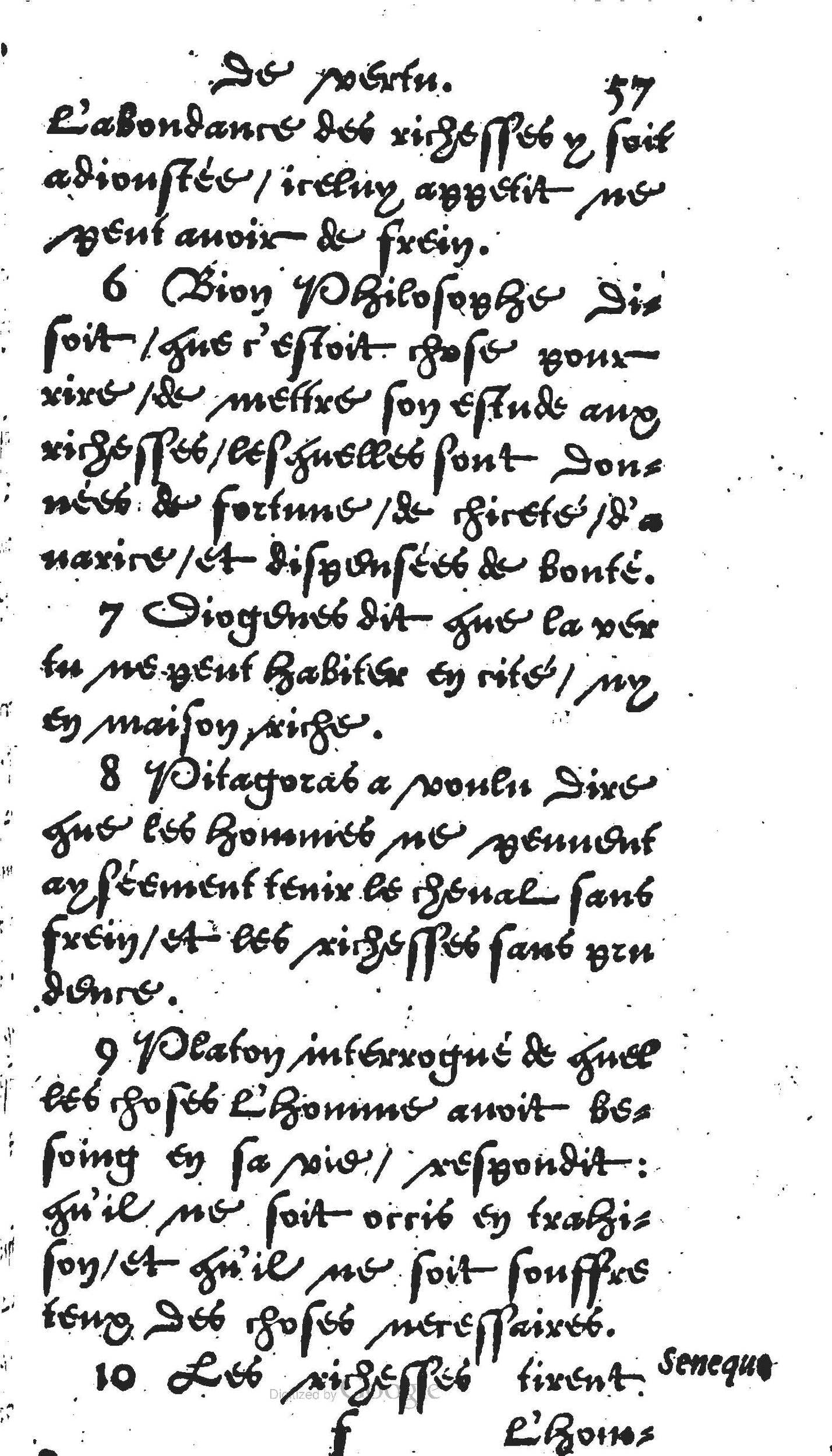 1560 - Jean Bellère - Trésor de vertu - Det Kongelige Bibliotek 1560 - Jean Bellère - Trésor de vertu - Det Kongelige Bibliotek