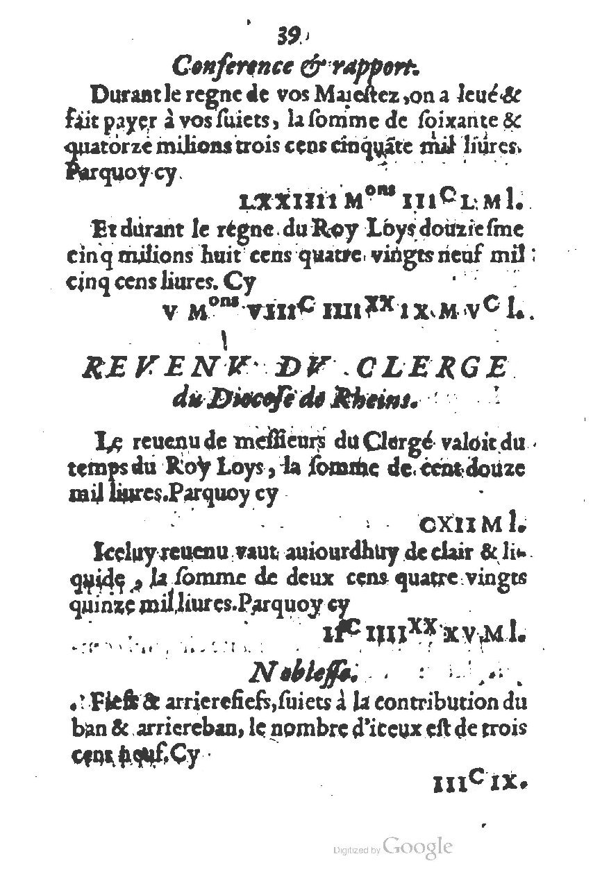 1581 - s.n. - Secret des trésors de France (Livre II) - BSB Munich