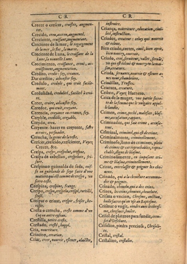 1607 - Marc Orry - Trésor des deux langues espagnole et française (Première et Seconde parties) - ÖNB Wien