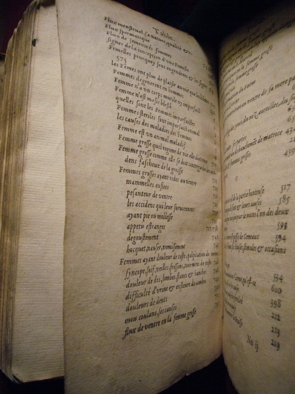 1585 - Jacques du Puis - Trésor des remèdes secrets pour les maladies des femmes - BnF