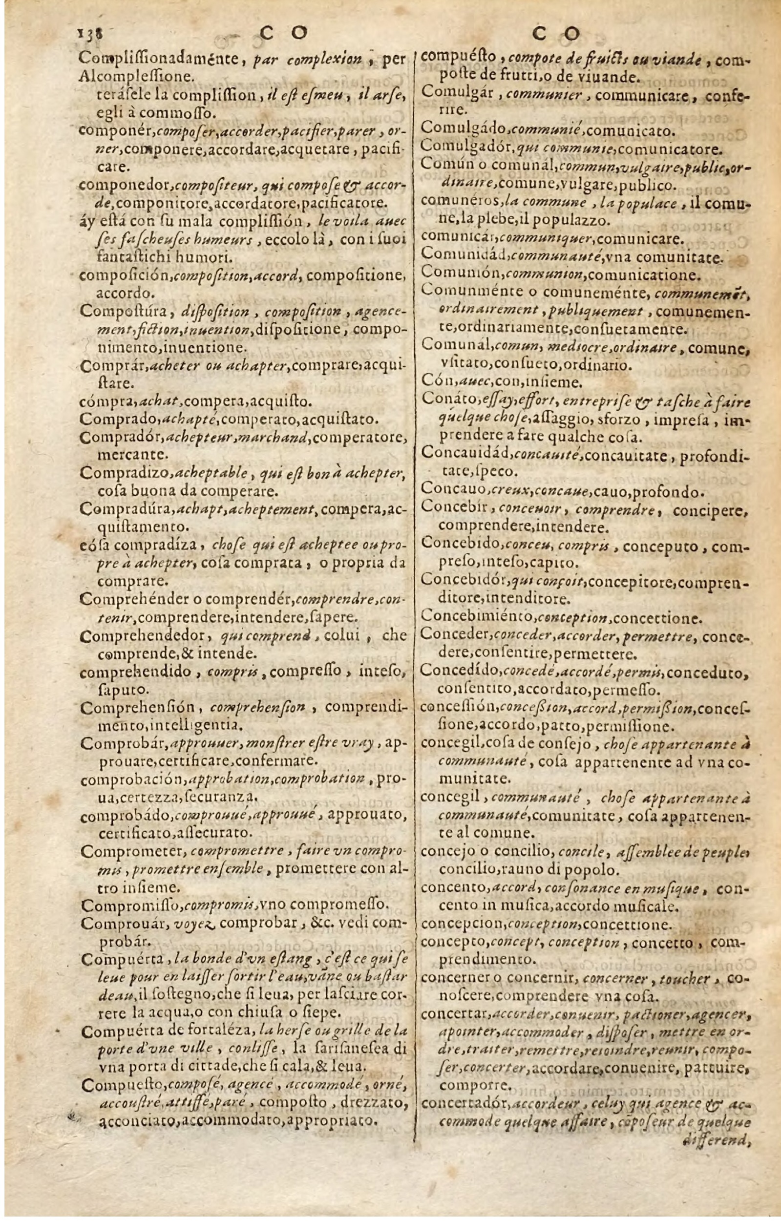 1627 - Jacques Crespin - Trésor des trois langues - Regensburg