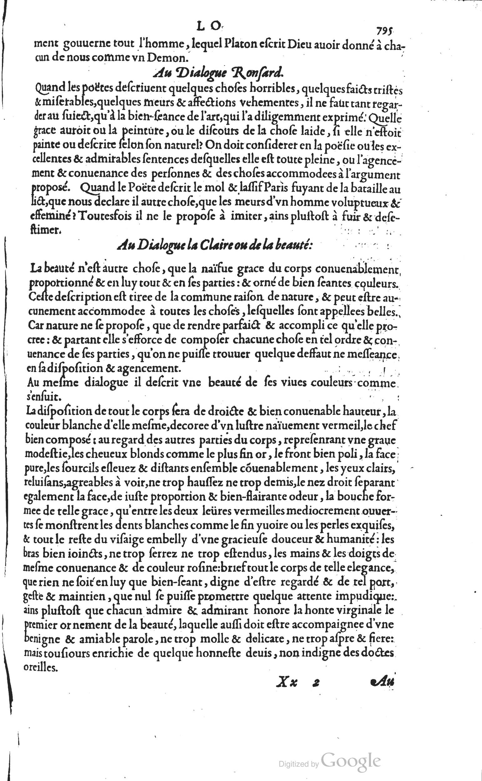1585 - Barthélemy Honorat - Bibliothèques françaises - BSB Munich