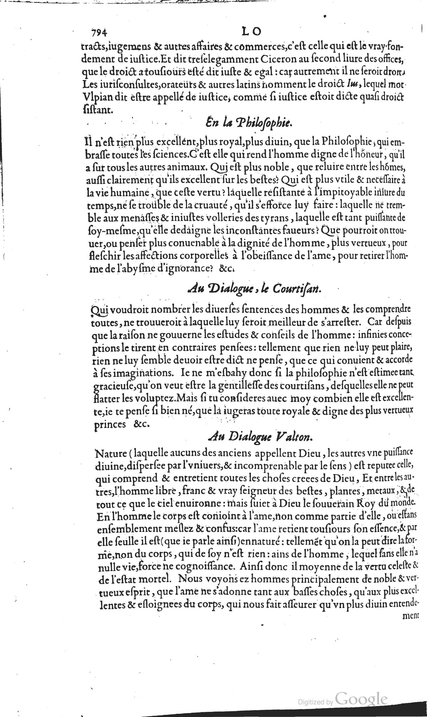 1585 - Barthélemy Honorat - Bibliothèques françaises - BSB Munich