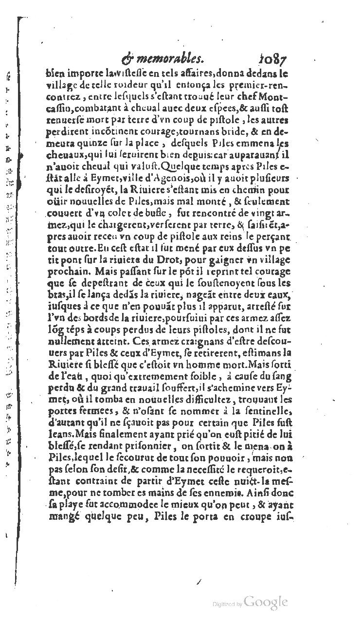 1610 - Paul Marceau - Trésor d’histoires admirables et mémorables - BSB Munich 1610 - Paul Marceau - Trésor d’histoires admirables et mémorables - BSB Munich