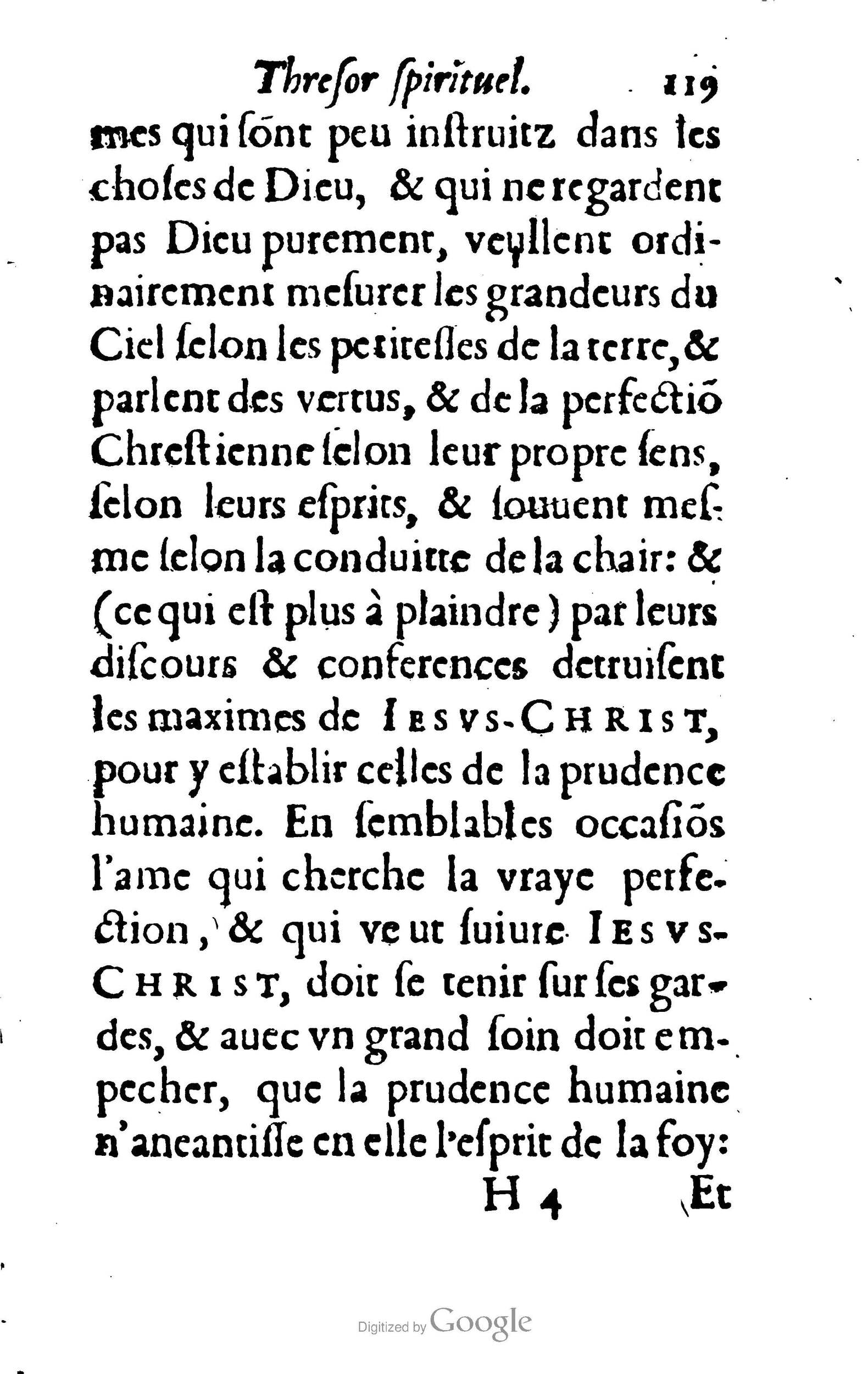 1633 - François Waudré - Trésor spirituel contenant les excellences du christianisme - BM Lyon