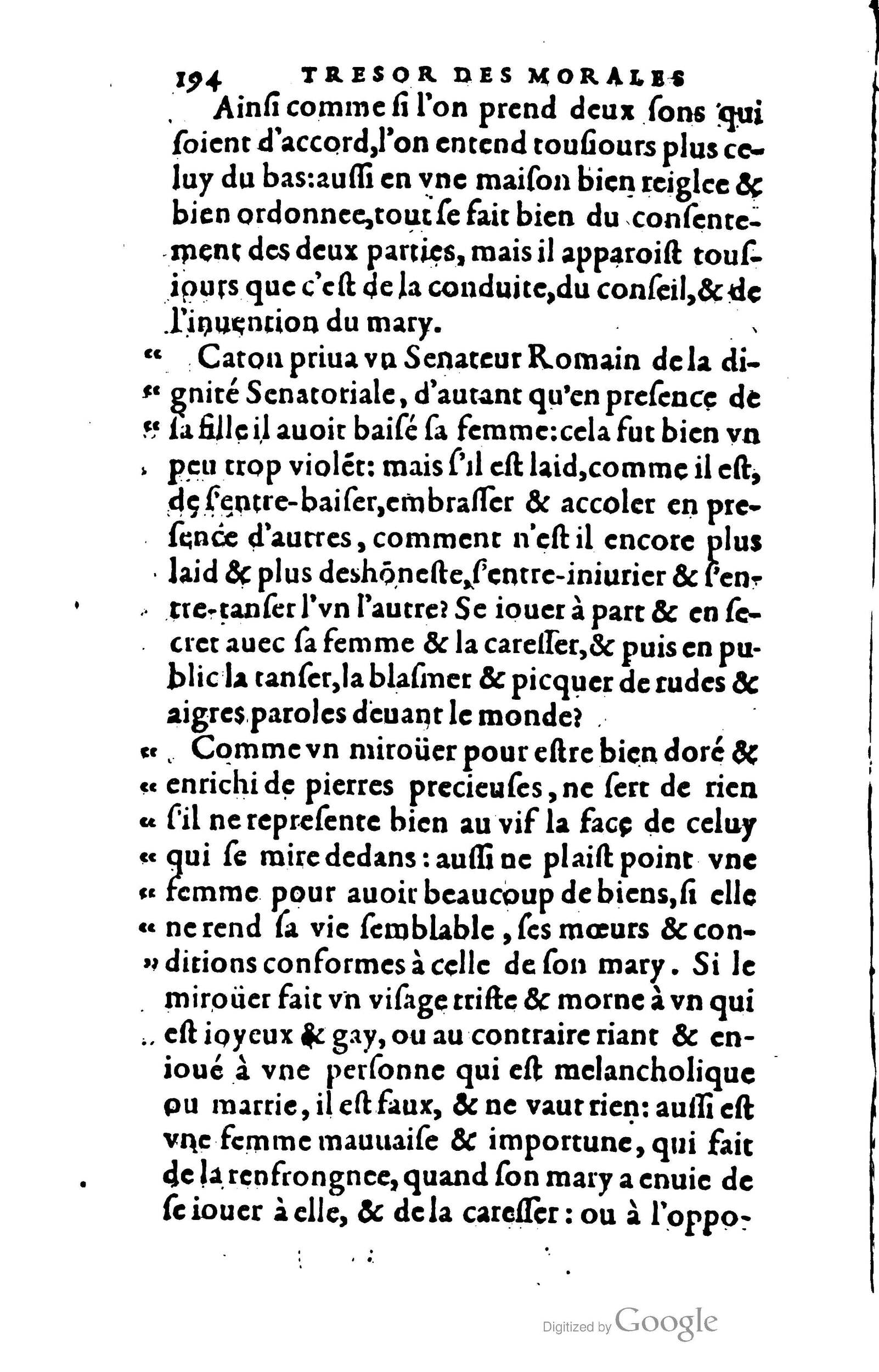 1578 - Jean Poupy - Trésor des morales de Plutarque - BSB Munich 1578 - Jean Poupy - Trésor des morales de Plutarque - BSB Munich