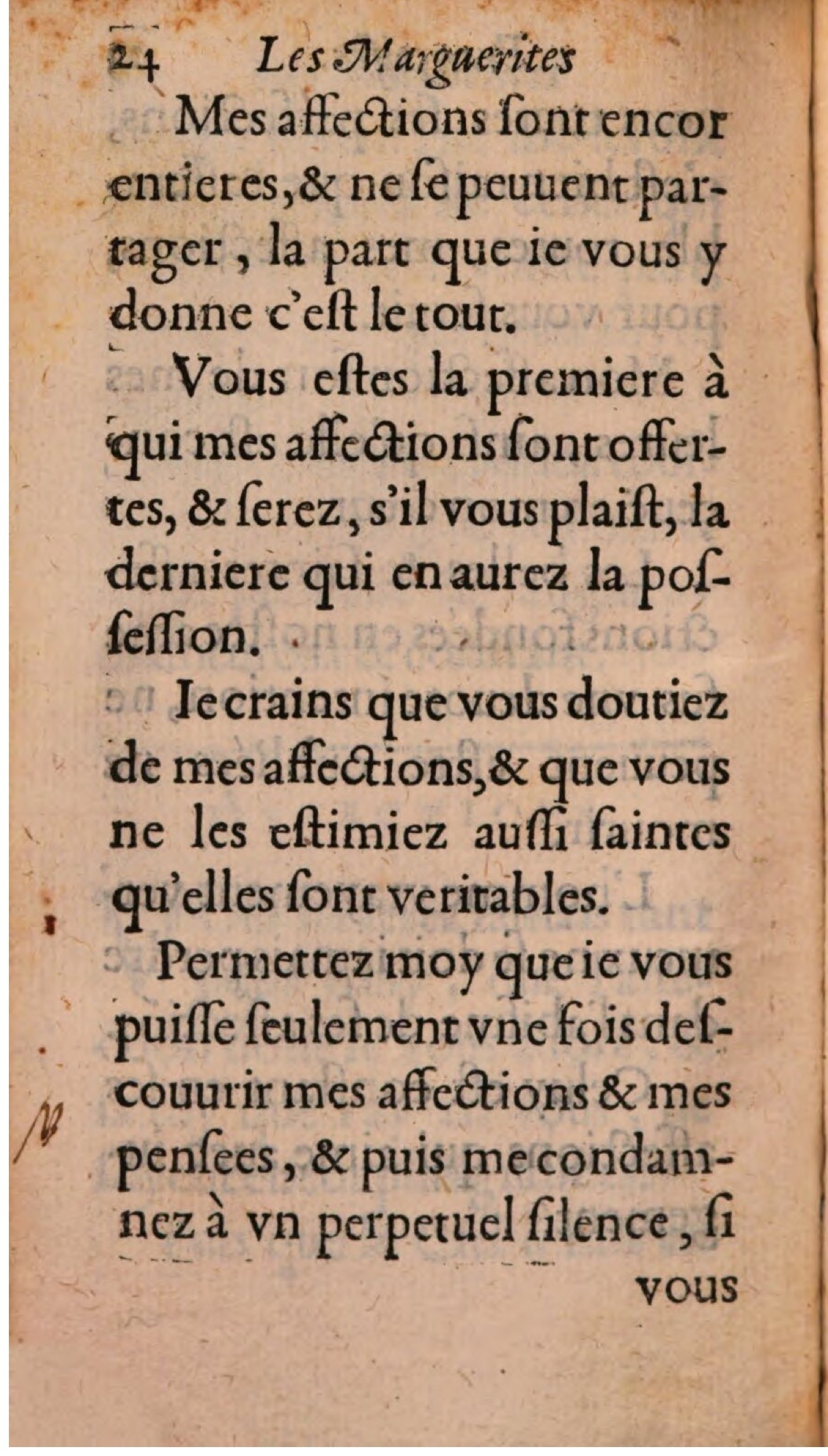 1608 - Théodore Reinsart - Les Marguerites françaises ou Trésor des Fleurs du bien-dire - BSB Munich