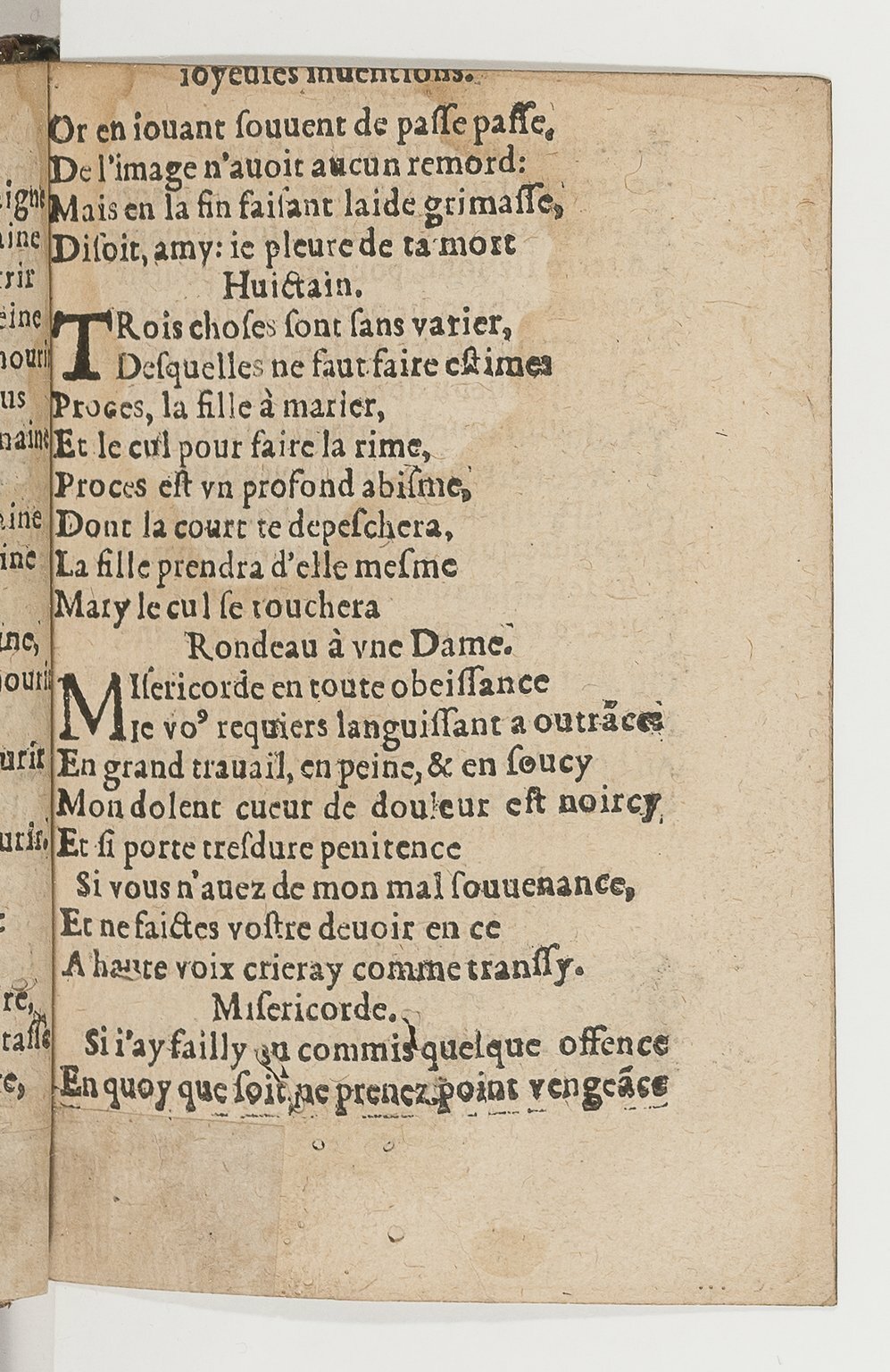 1568c. - Veuve Jean Bonfons - Trésor des joyeuses inventions du parangon de poésies - BnF Arsenal