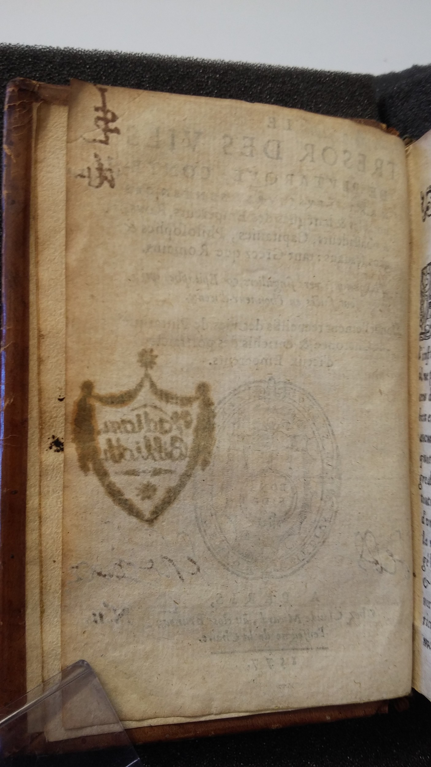 1577 - Claude Micard - Trésor des vies de Plutarque - Saint-Gallen