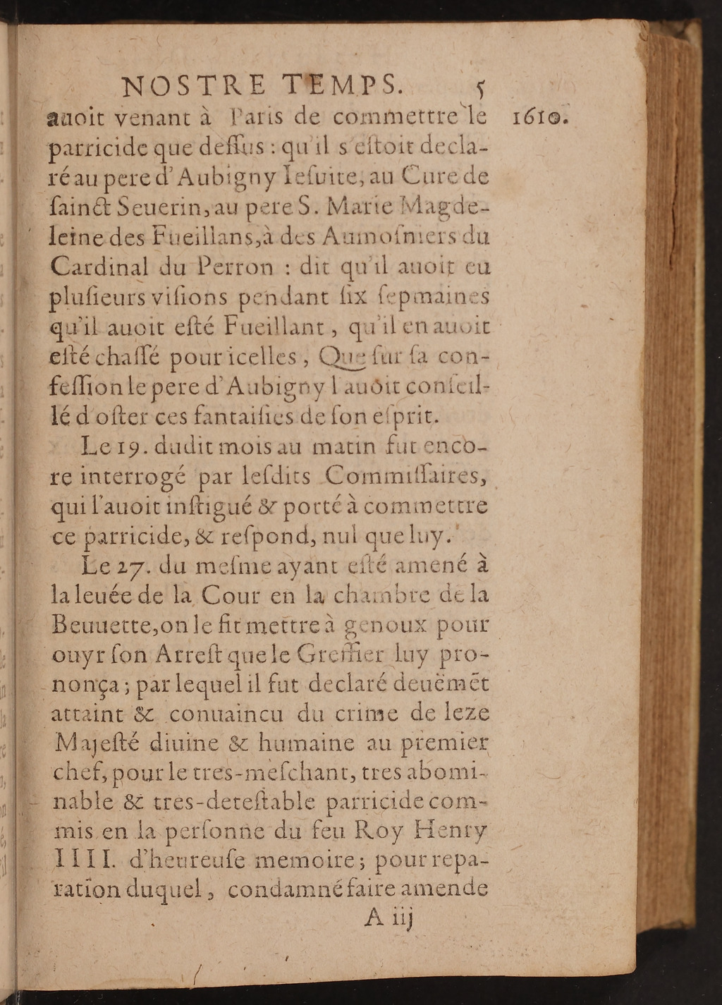 1626 - Joseph Bouillerot - Trésor de l’histoire générale de notre temps - BnF Arsenal