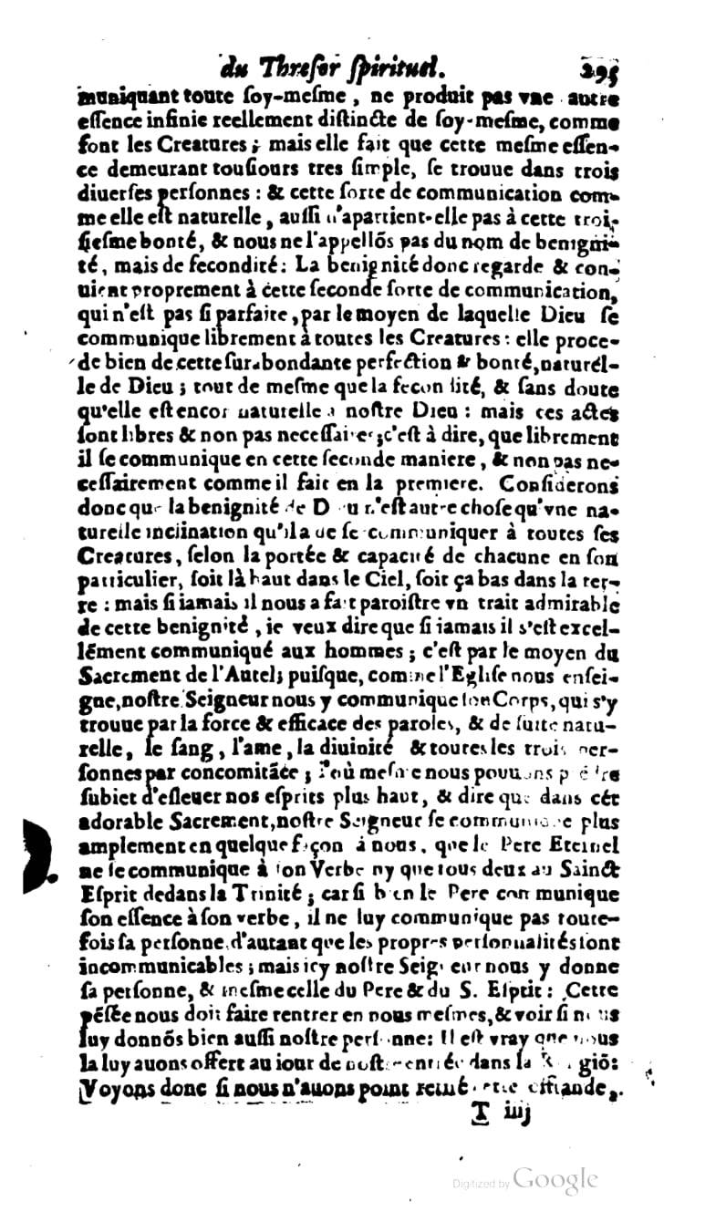 1637 - s.n. - Trésor spirituel des âmes religieuses - BM Lyon