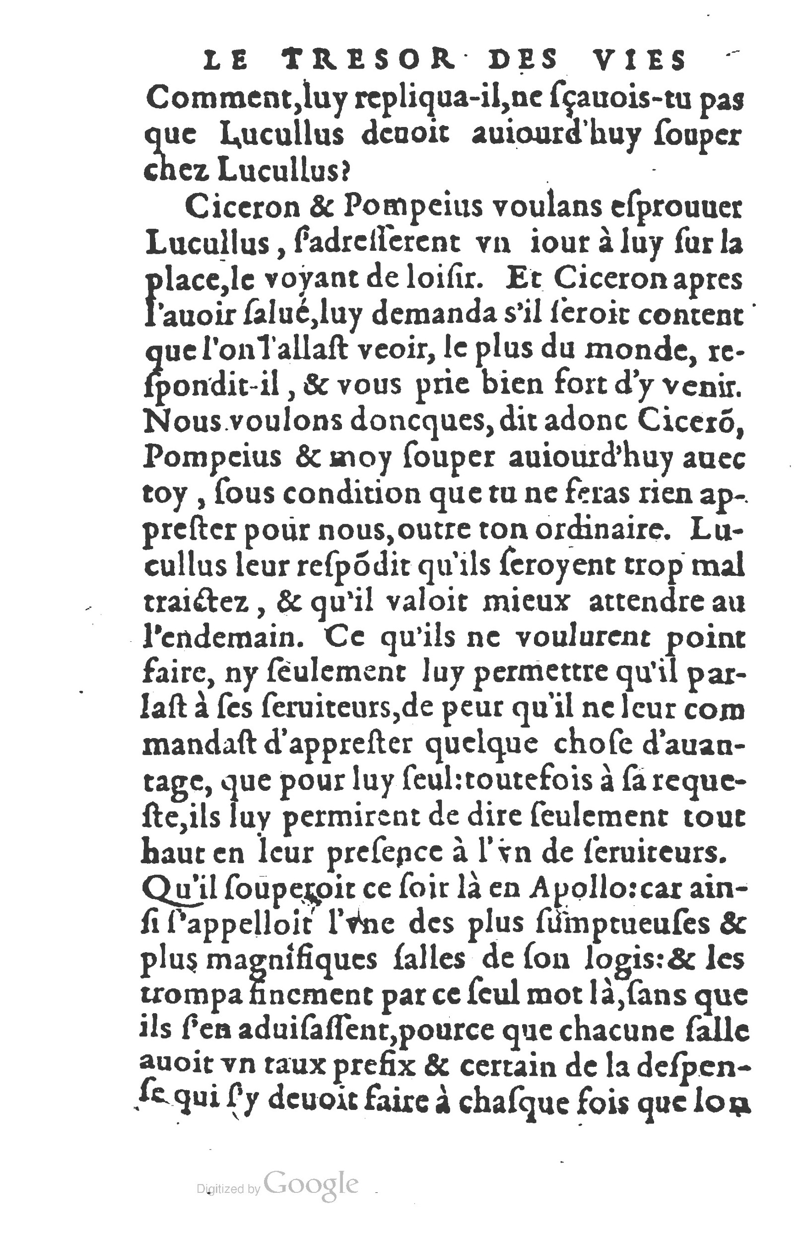 1577 - Claude Micard - Trésor des vies de Plutarque - BSB Munich