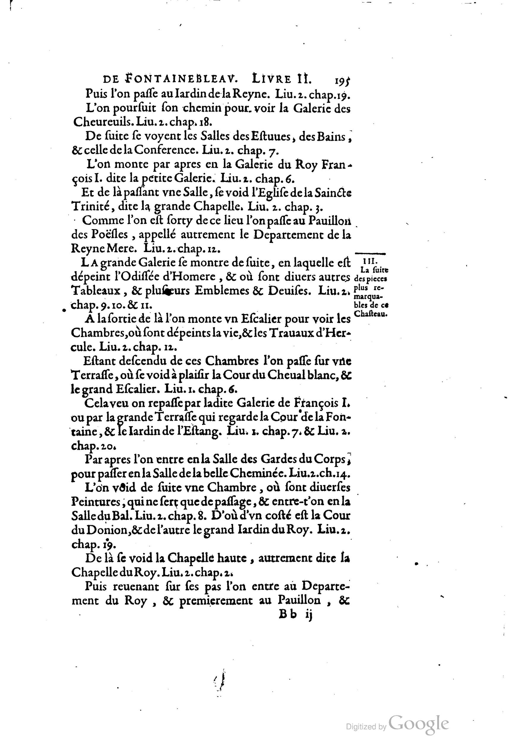 1642 - Sébastien Cramoisy - Trésor des merveilles de la maison royale de Fontainebleau - BM Lyon 1642 - Sébastien Cramoisy - Trésor des merveilles de la maison royale de Fontainebleau - BM Lyon