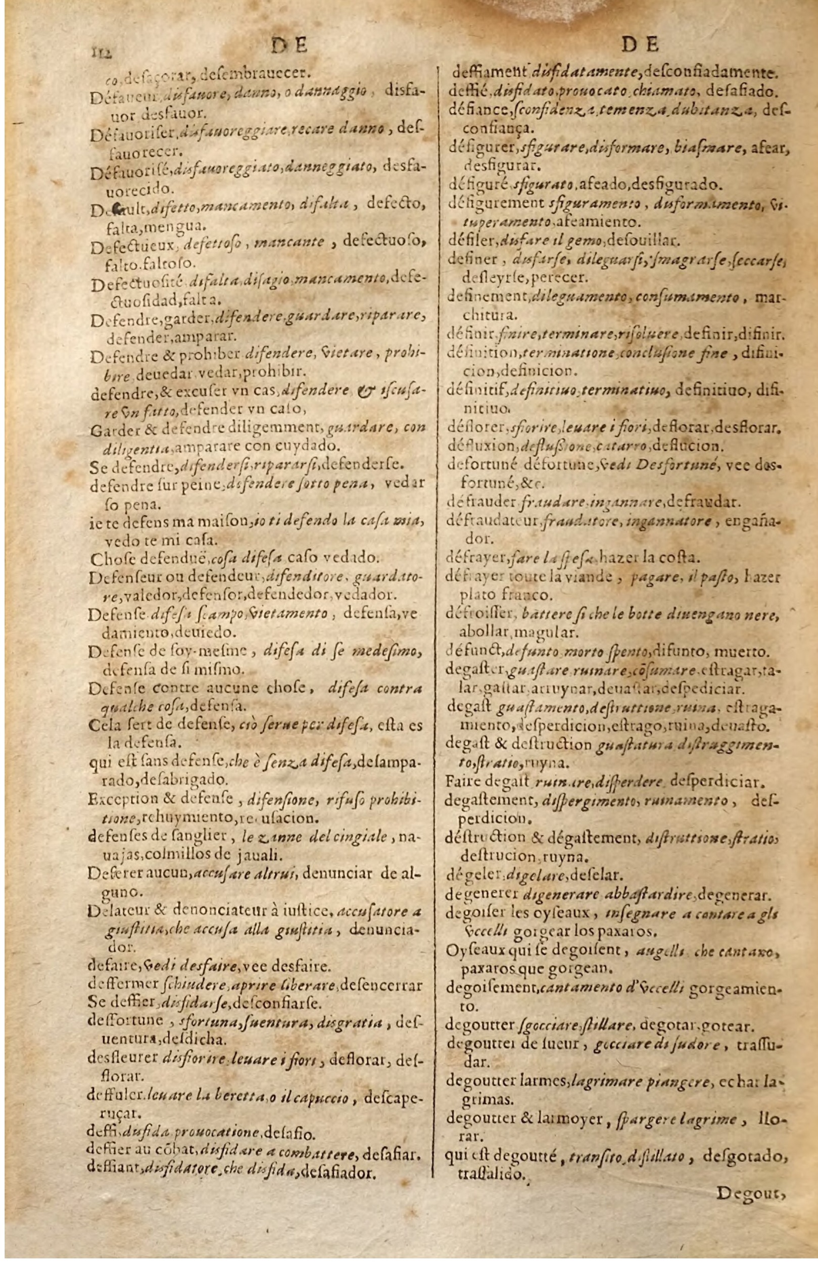 1627 - Jacques Crespin - Trésor des trois langues (Seconde partie) - Regensburg