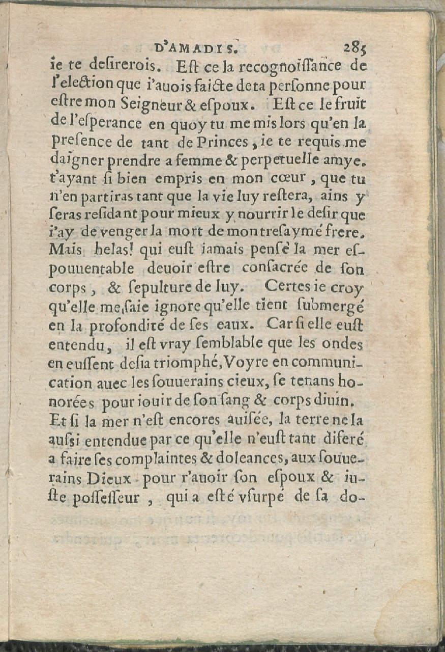 1559 - Pierre Regnard - Trésor des Amadis - Det KLG Copenhague