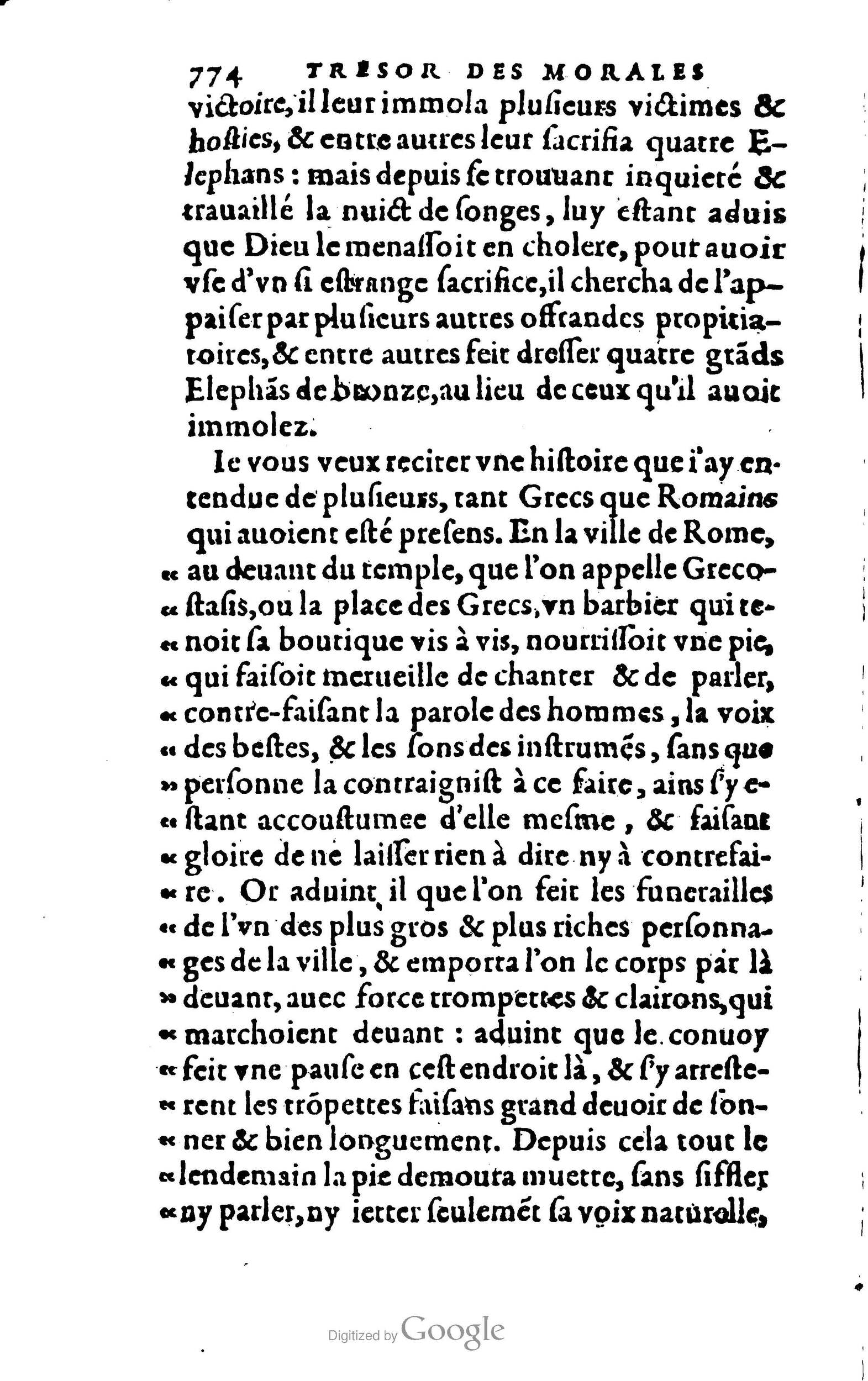 1578 - Jean Poupy - Trésor des morales de Plutarque - BSB Munich
