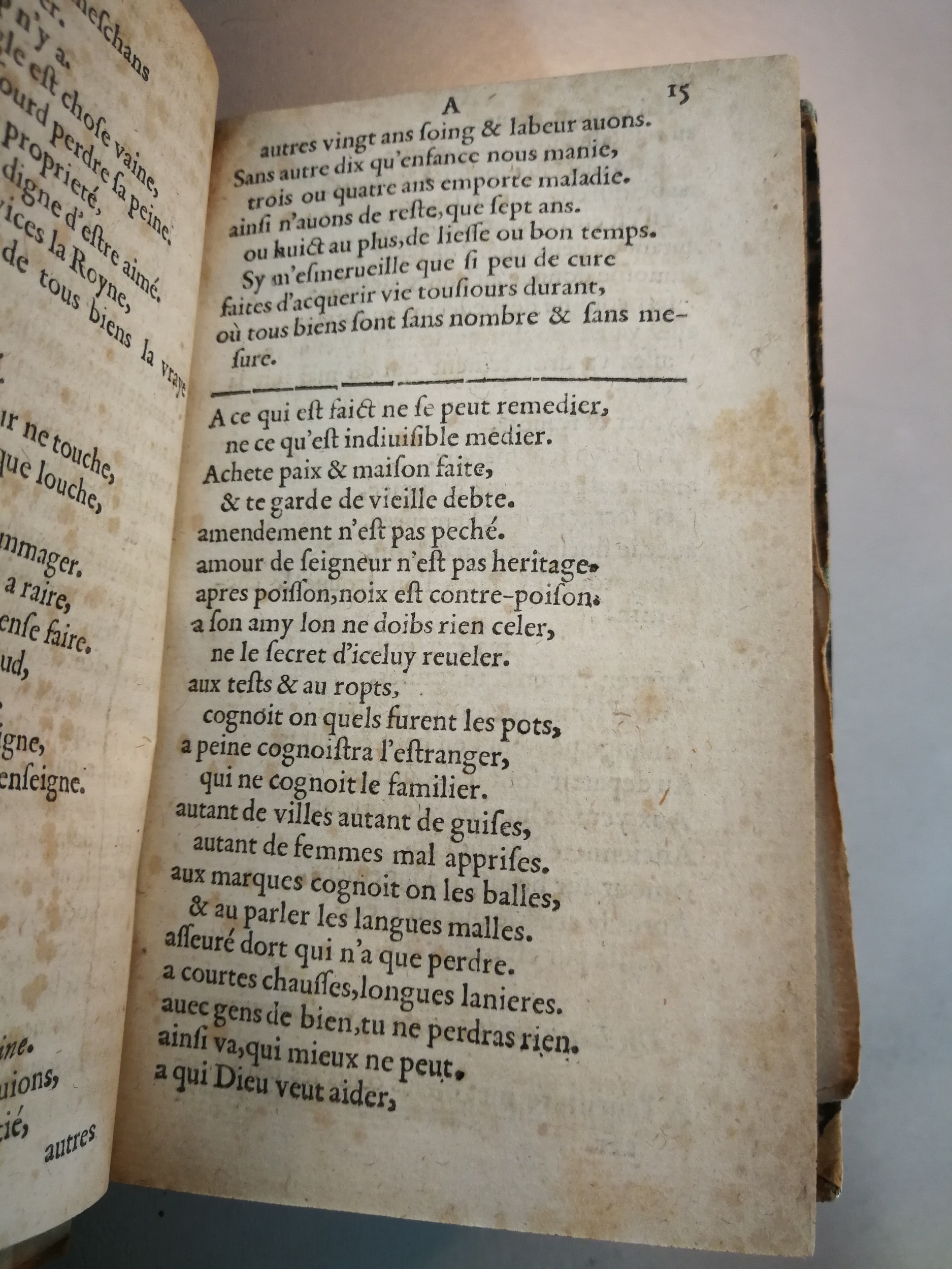 1617 - François Lefebvre - Trésor de sentences dorées et argentées - BM Marseille