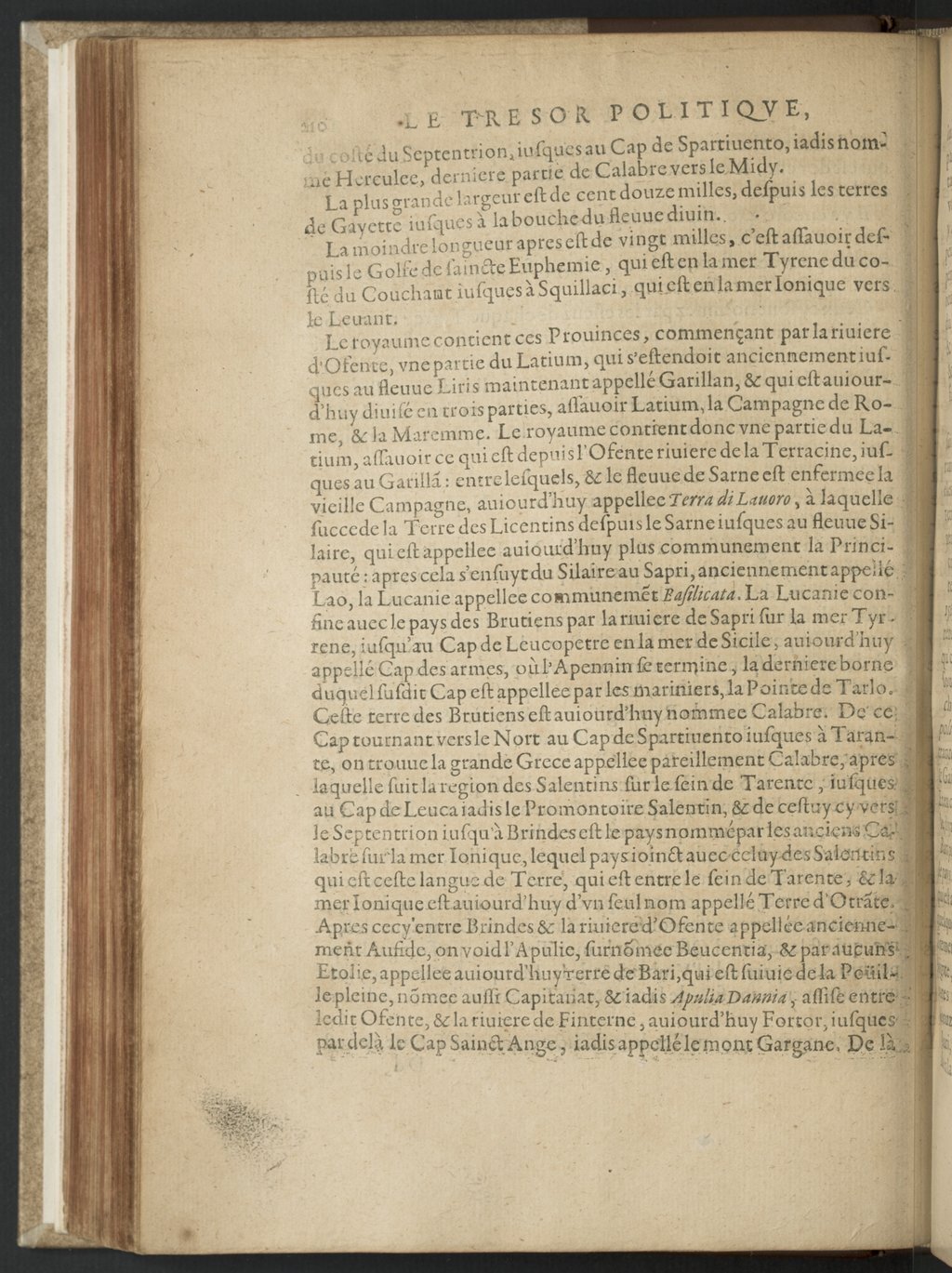 1608 - Nicolas Du Fossé - Trésor politique - BnF Tolbiac