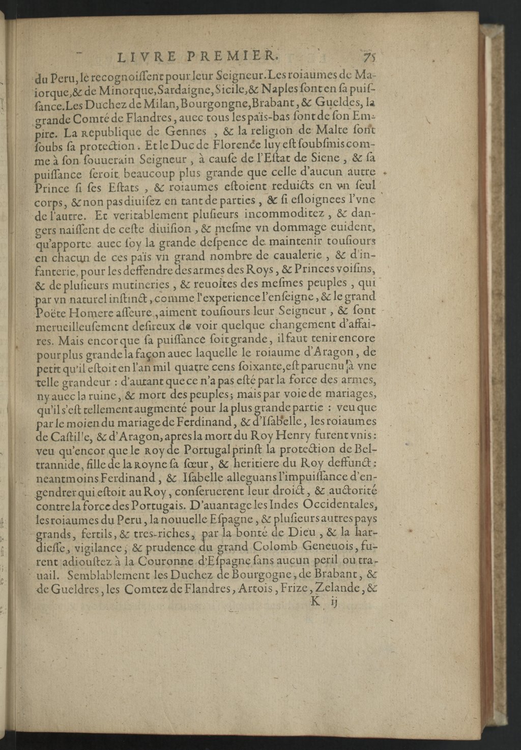 1608 - Nicolas Du Fossé - Trésor politique - BnF Tolbiac