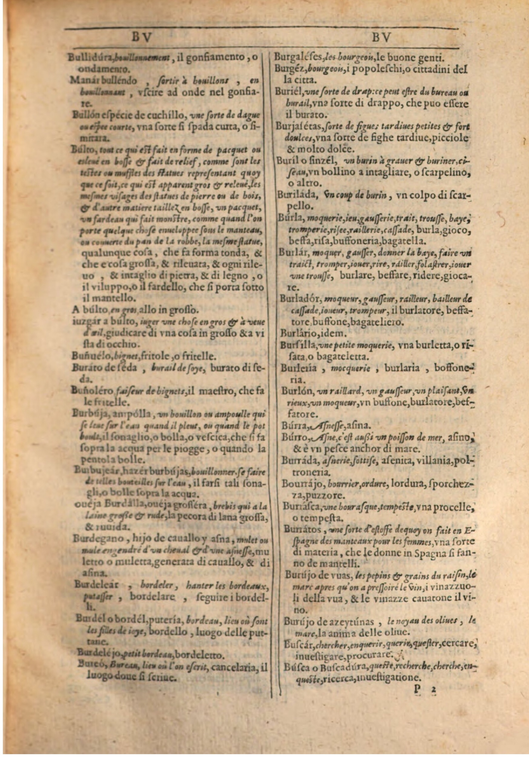 1609 - Philippe Albert et Alexandre Pernet - Trésor des trois langues française, italienne et espagnole (Première partie) - BSB Munich 1609 - Philippe Albert et Alexandre Pernet - Trésor des trois langues française, italienne et espagnole (Première partie) - BSB Munich