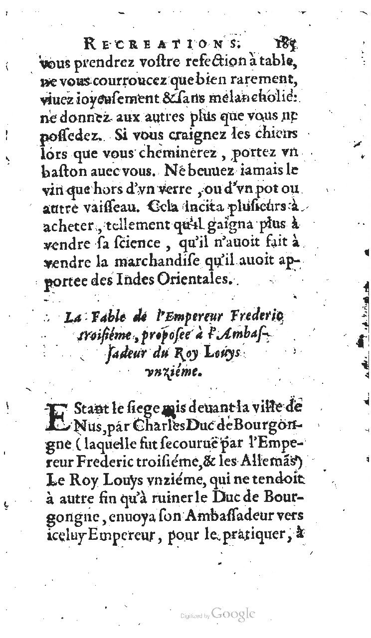 1627 - Jean Delamare - Trésor des récréations - BSB Munich