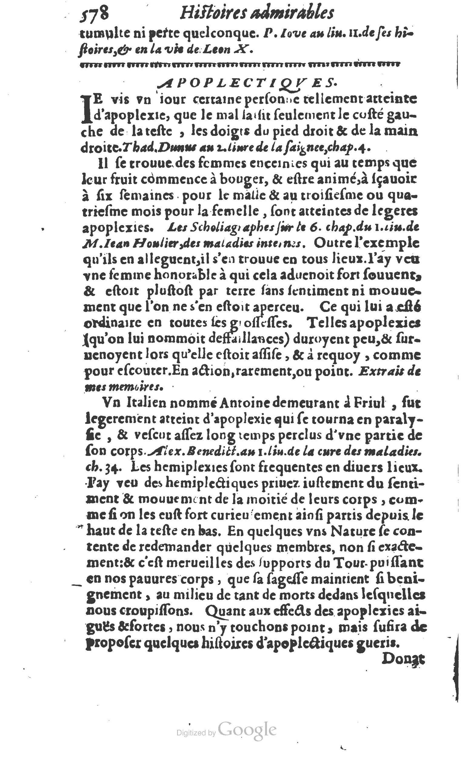 1610 - Paul Marceau - Trésor d’histoires admirables et mémorables - Princeton 1610 - Paul Marceau - Trésor d’histoires admirables et mémorables - Princeton