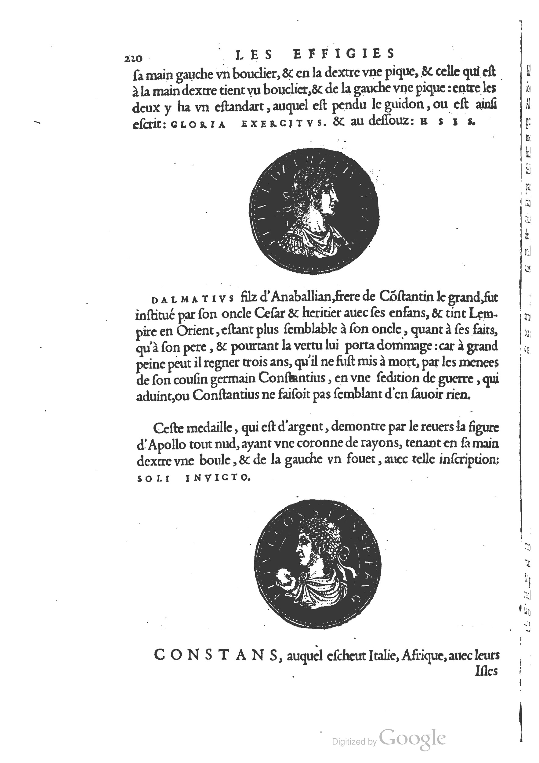 1553 - Jacopo Strada et Thomas Guérin - Épitome du Trésor des antiquités - BM Lyon