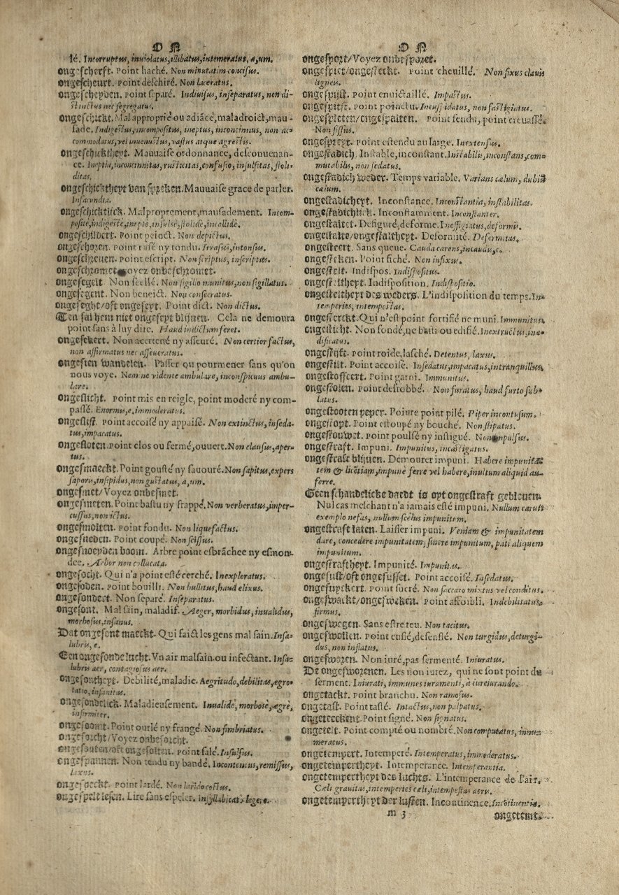 1573 - Christophe Plantin - Trésor du langage bas-allemand - Greifswald